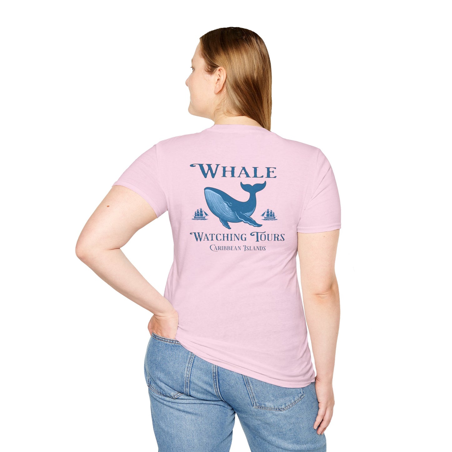 Whale Watching Tours Unisex Softstyle T-Shirt