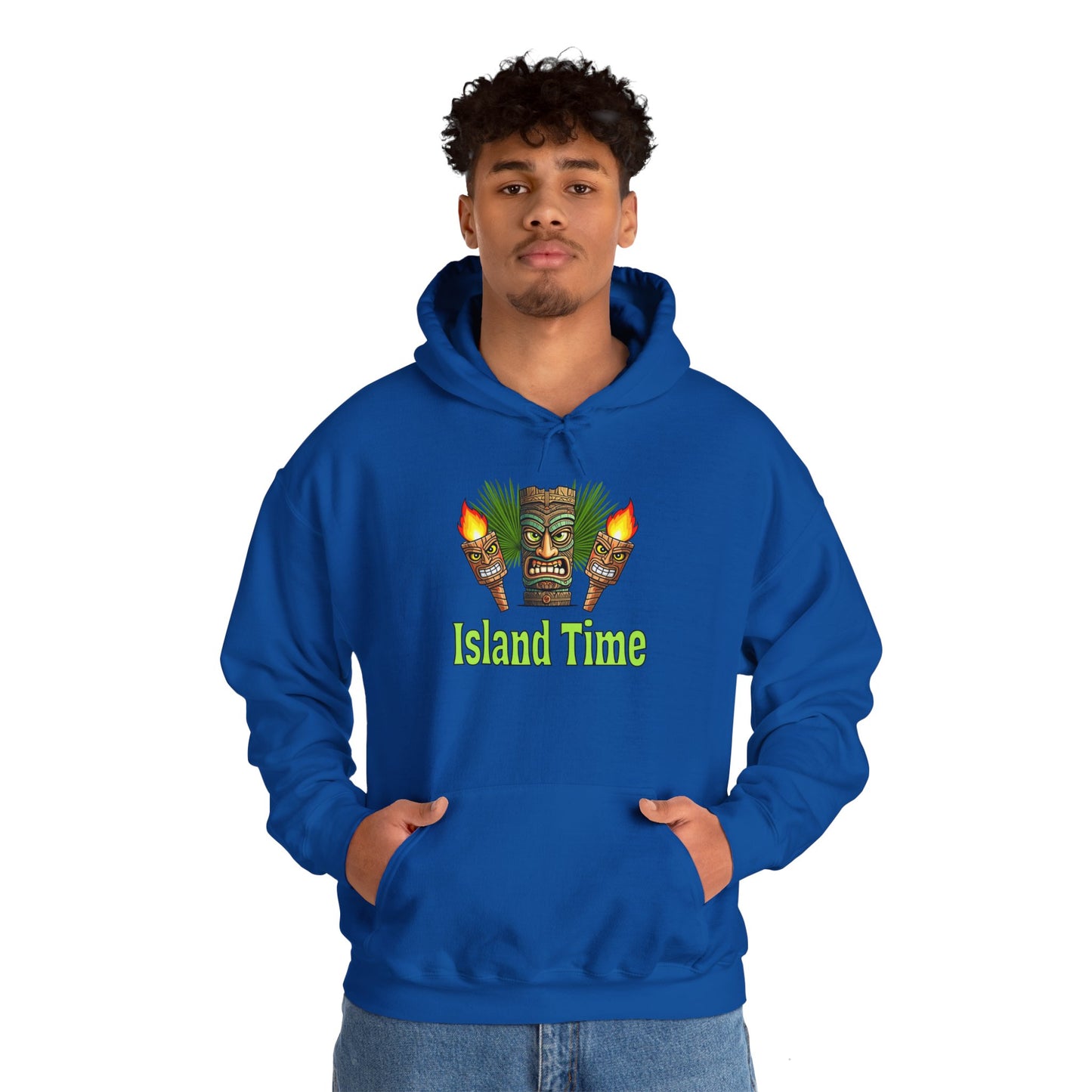 Tropical Island Time Hoodie for Relaxed Vibes