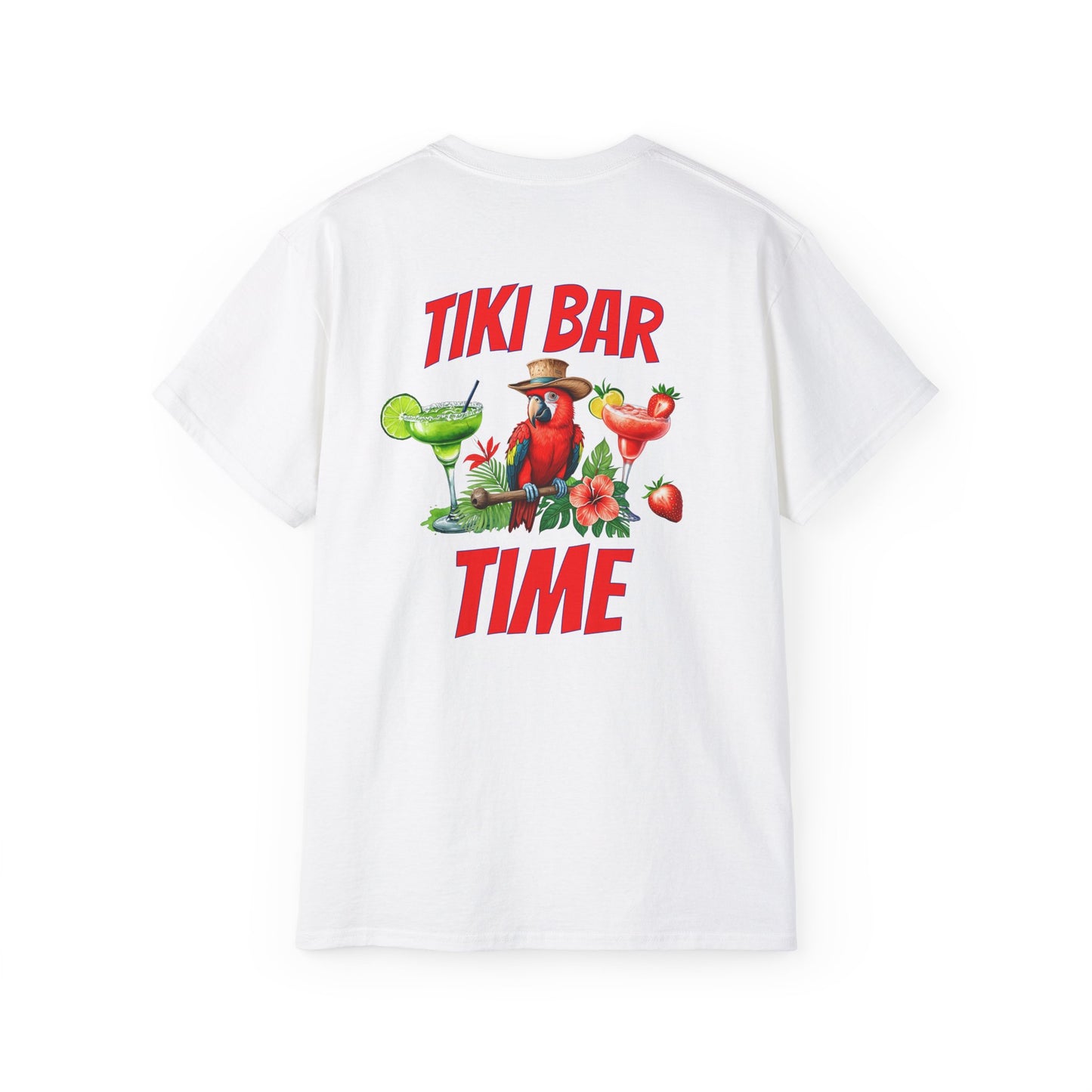 Tiki Beach Collection Tik Bar Time Unisex Ultra Cotton Tee by Caribbean Rays