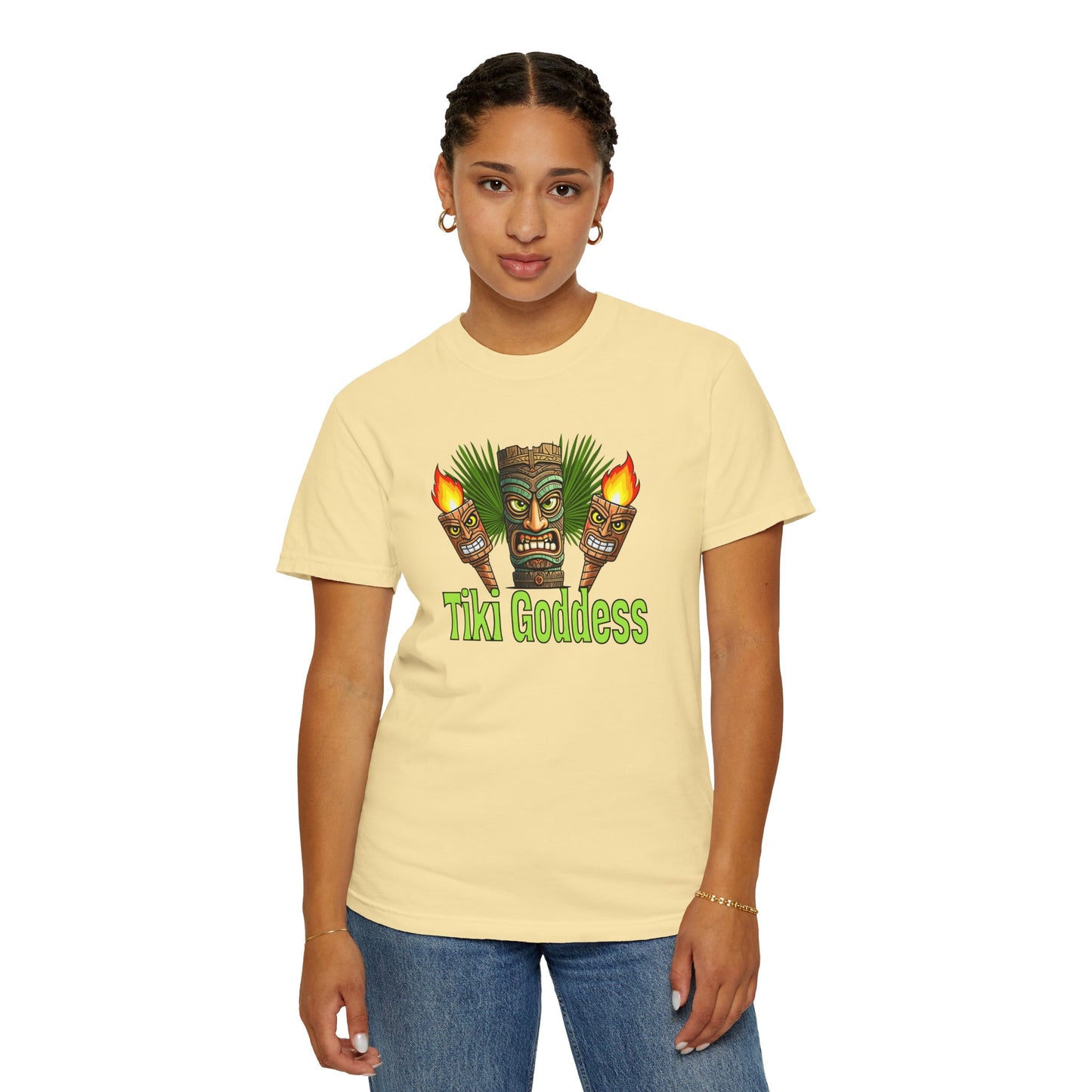 Resort Collection Tiki Goddess Unisex Garment-Dyed T-shirt