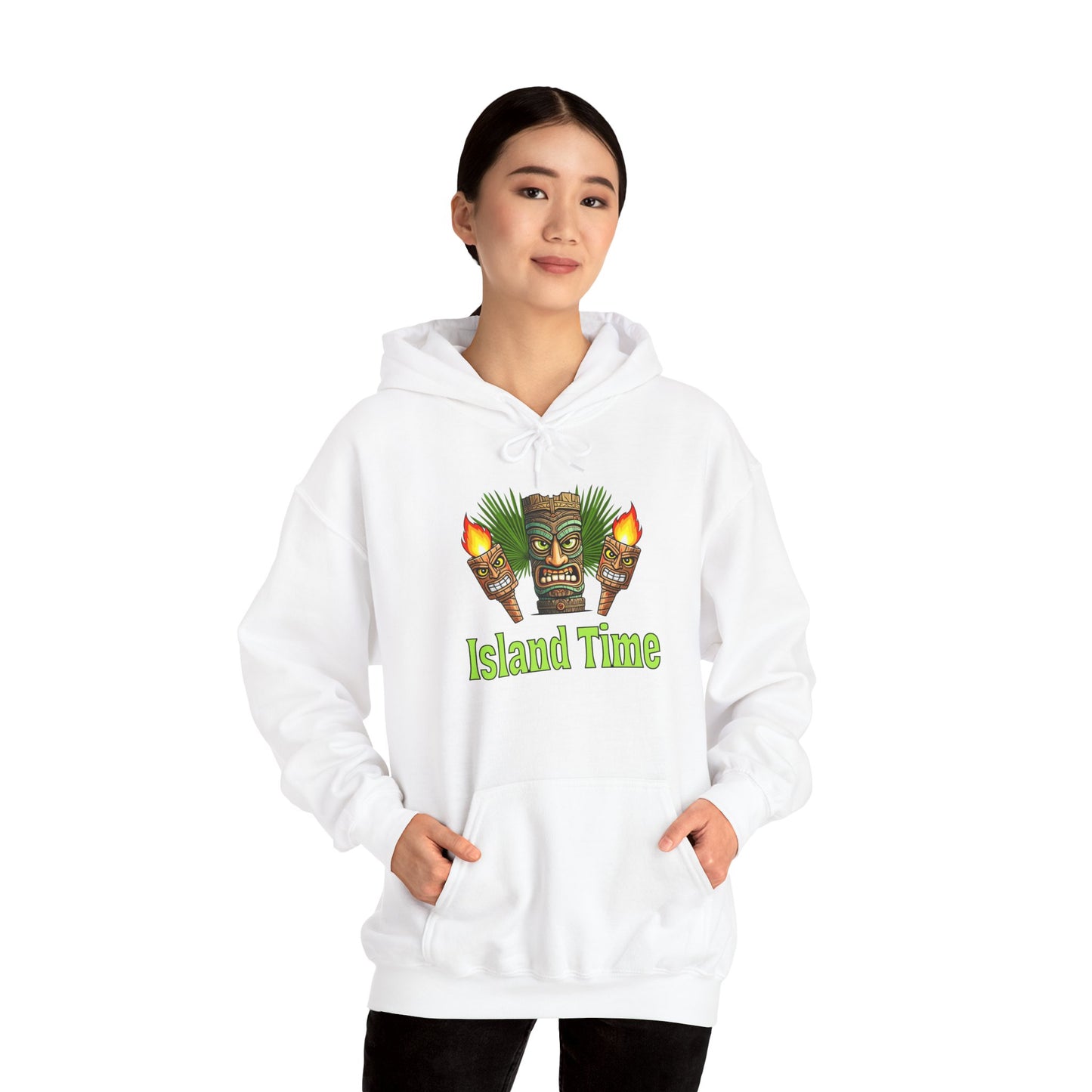 Tropical Island Time Hoodie for Relaxed Vibes