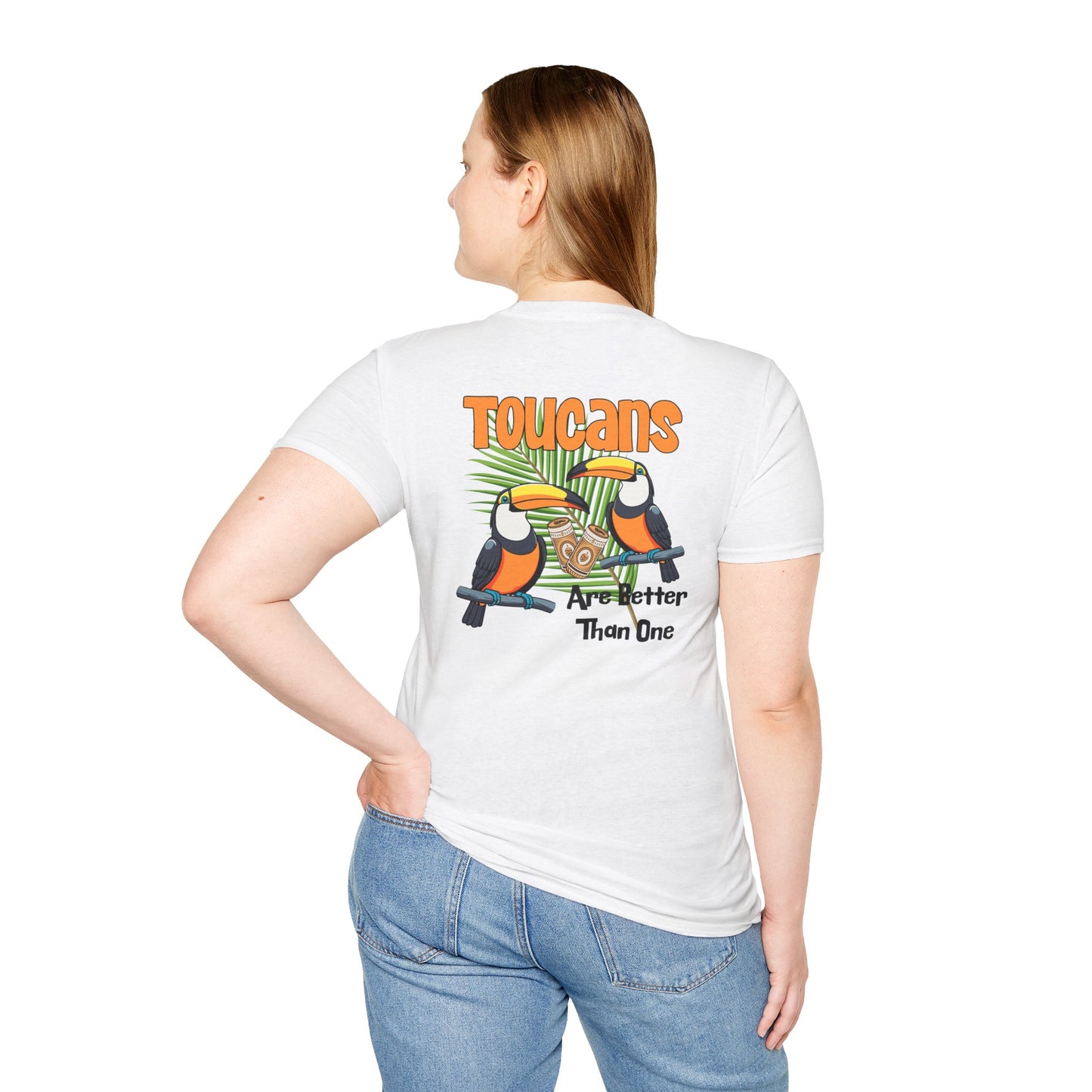 Toucans Are Better Than One Unisex Softstyle T-Shirt