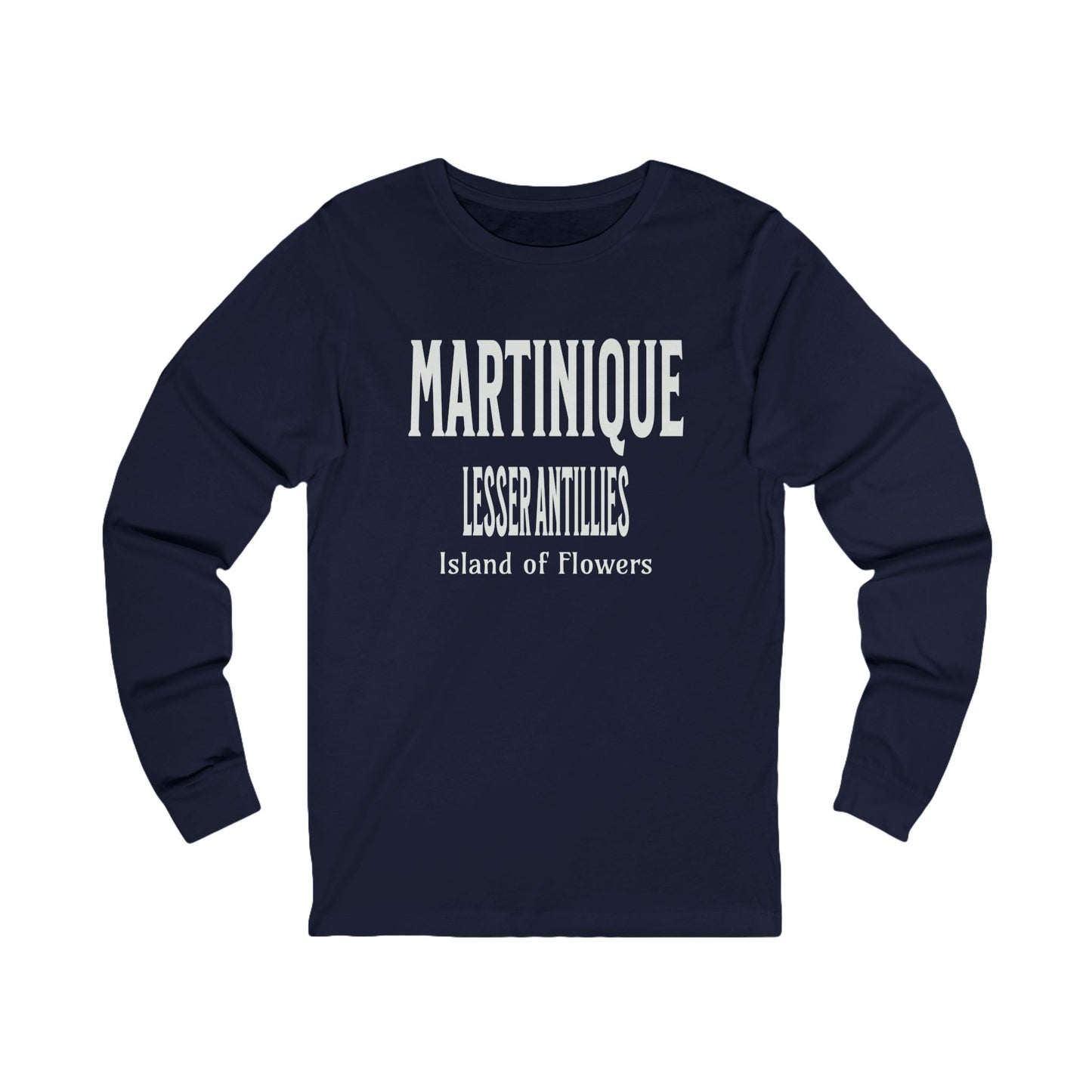 Martinique Unisex Jersey Long Sleeve Tee by Caribbean Rays