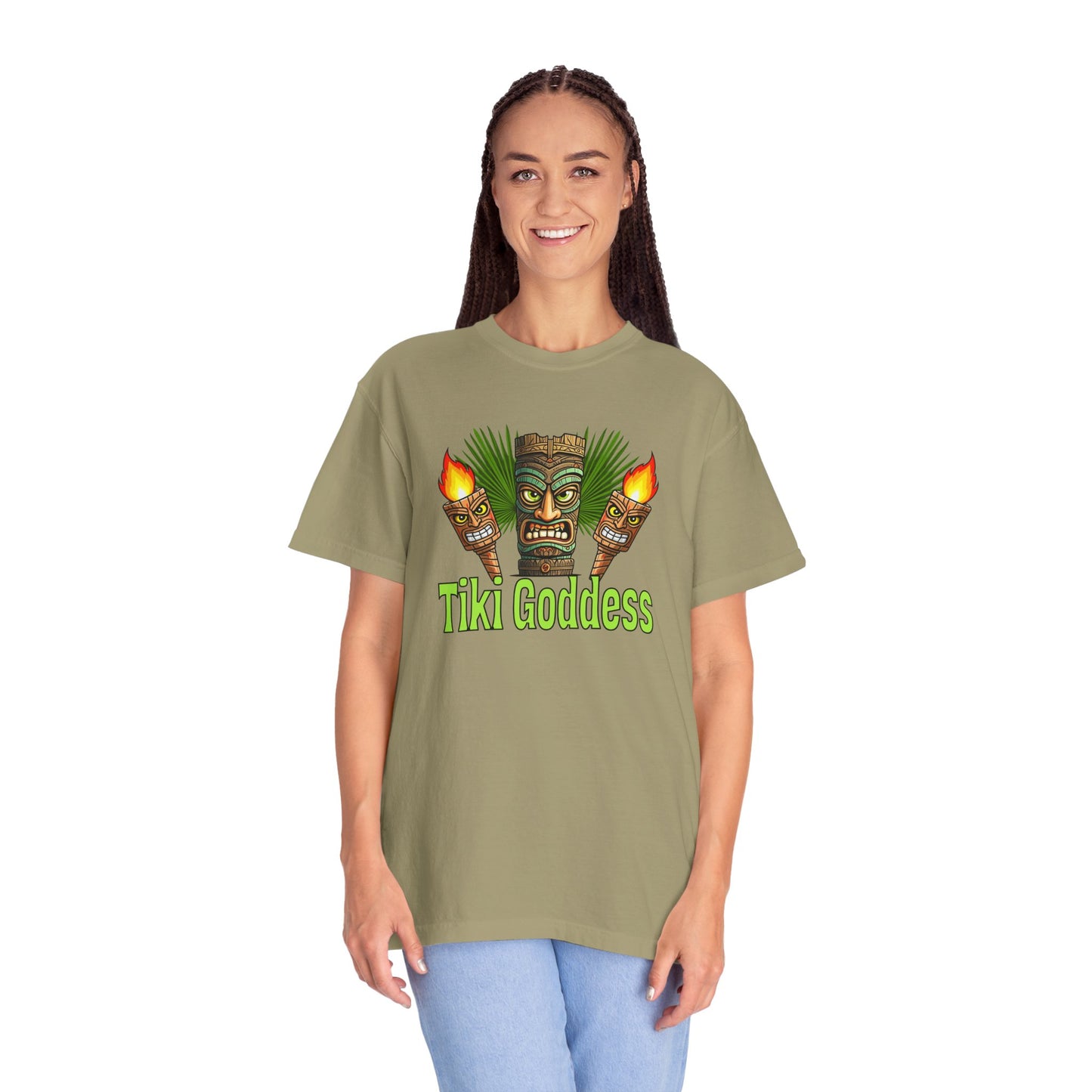 Resort Collection Tiki Goddess Unisex Garment-Dyed T-shirt