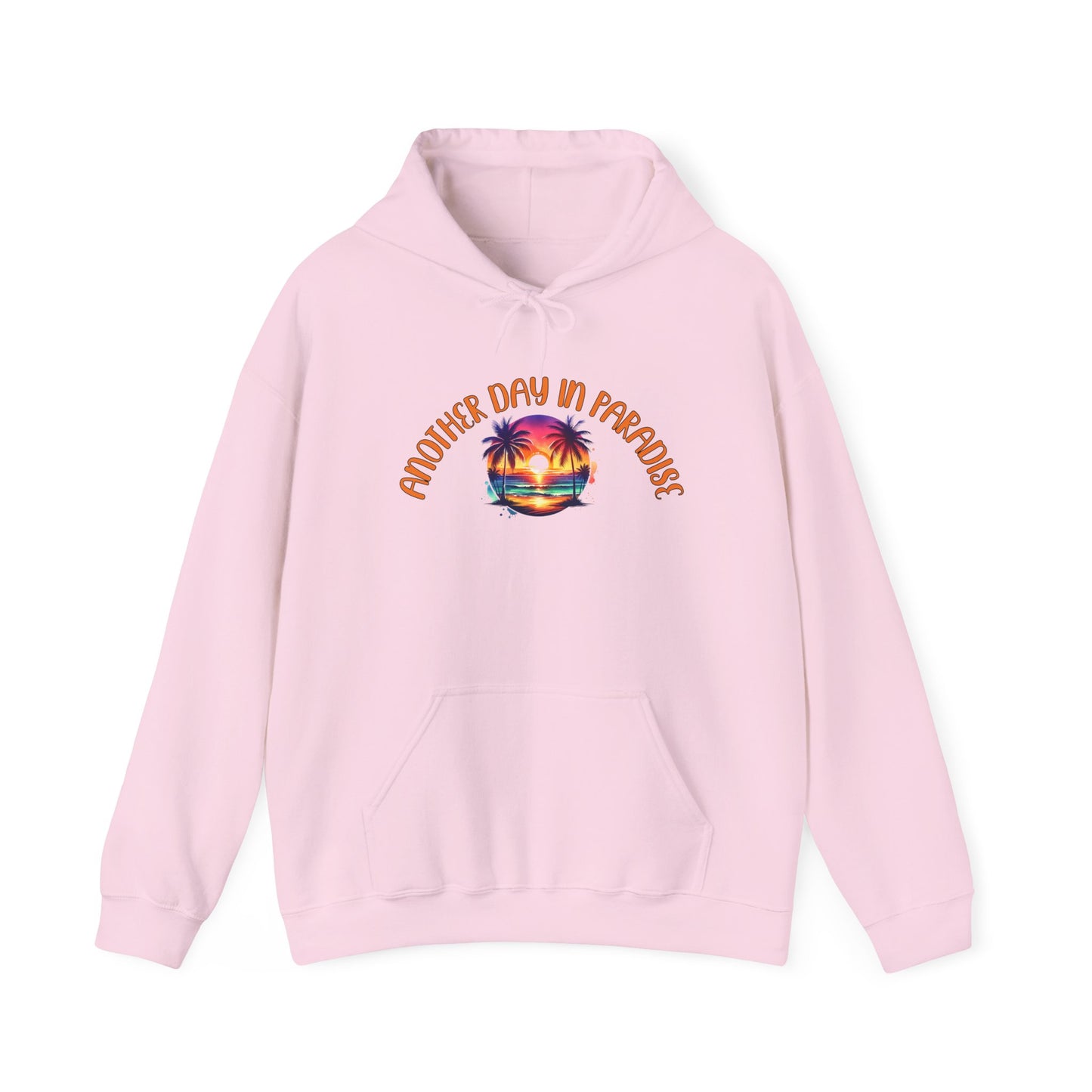 'Another Day in Paradise' Unisex Hoodie - Relaxed Tropical Vibe Sweatshirt Caribbean Rays