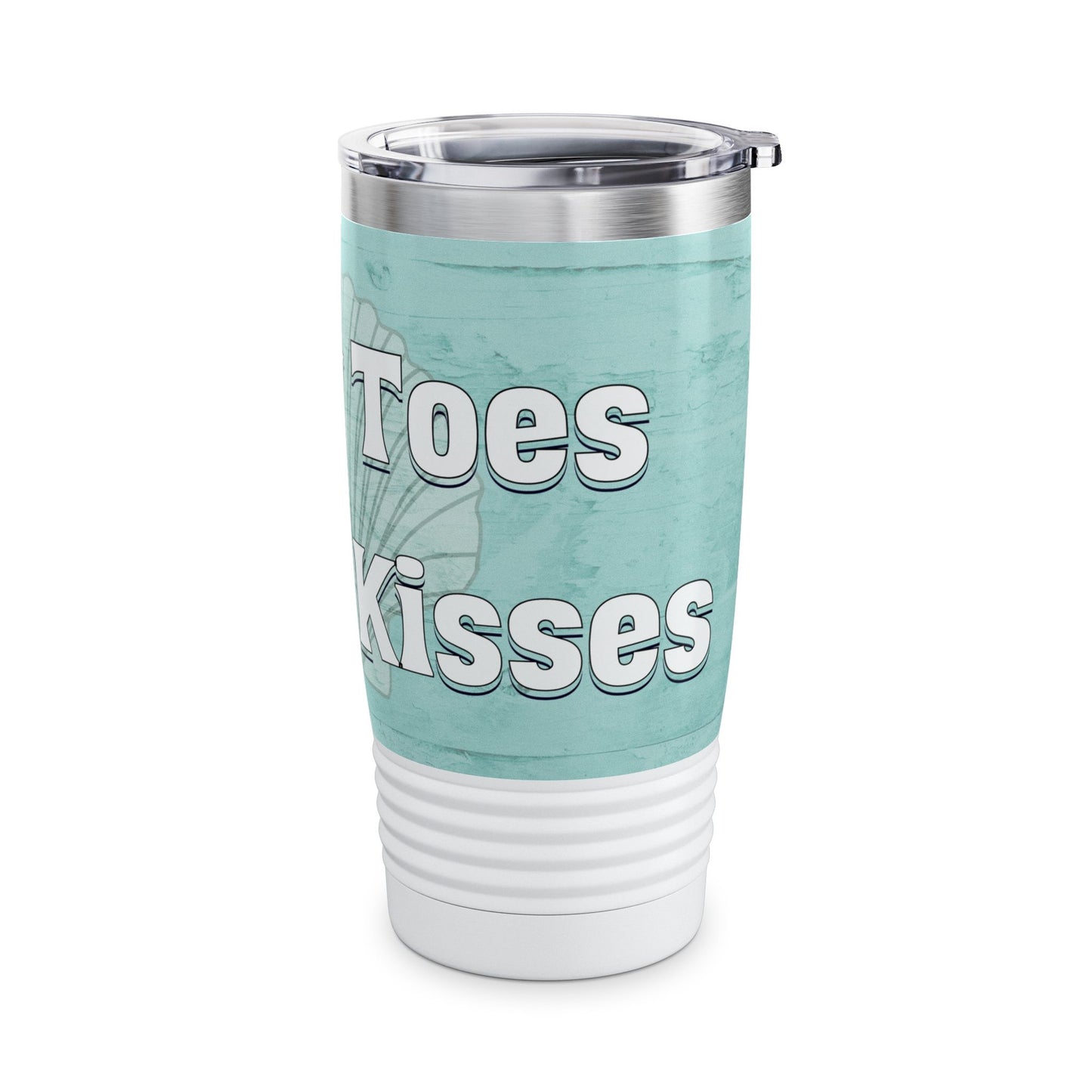 Sandy Toes & Salty Kisses Ringneck Tumbler, 20oz