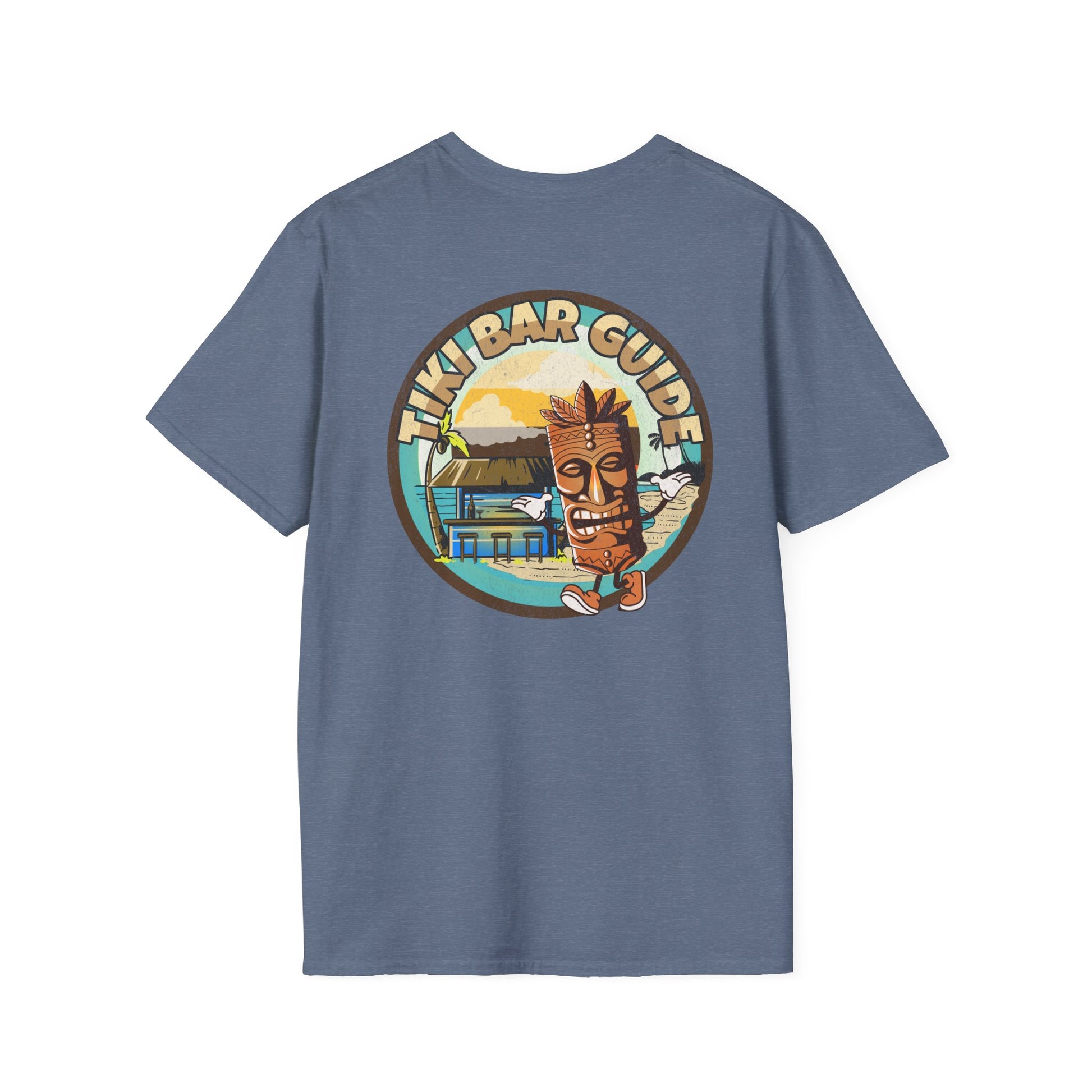 Tiki Bar Guide unisex softstyle T-Shirt - Caribbean Rays