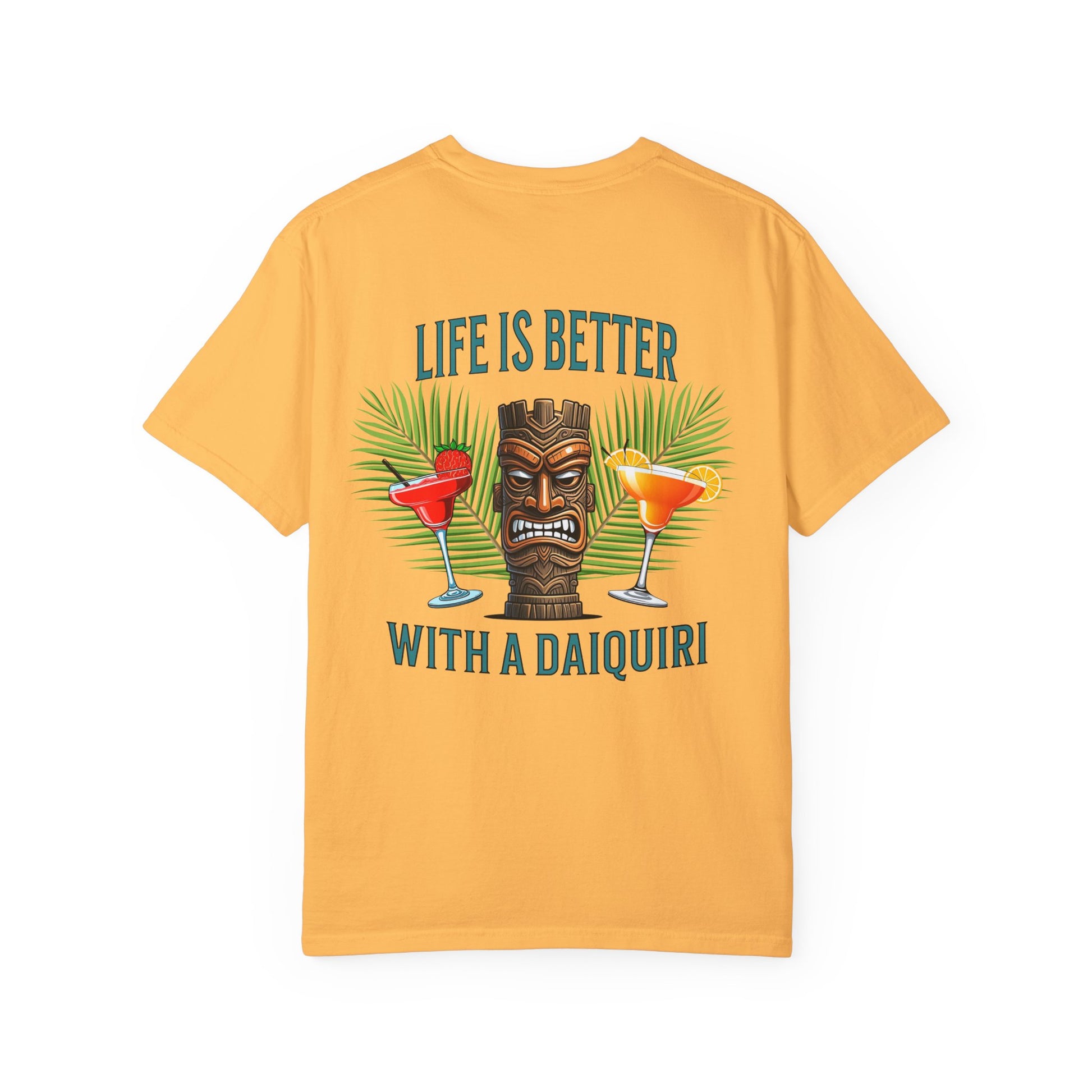 Resort Collection Life Is Better With a Daiquiri Unisex Garment-Dyed T-shirt - Caribbean Rays