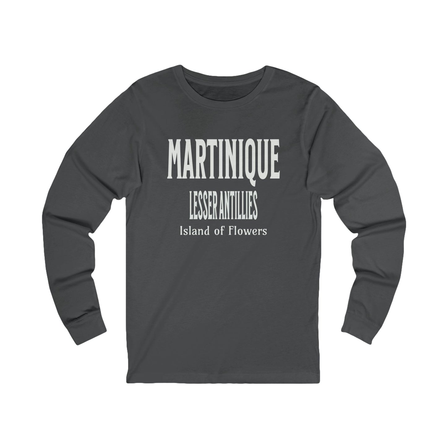Martinique Unisex Jersey Long Sleeve Tee -Caribbean Rays