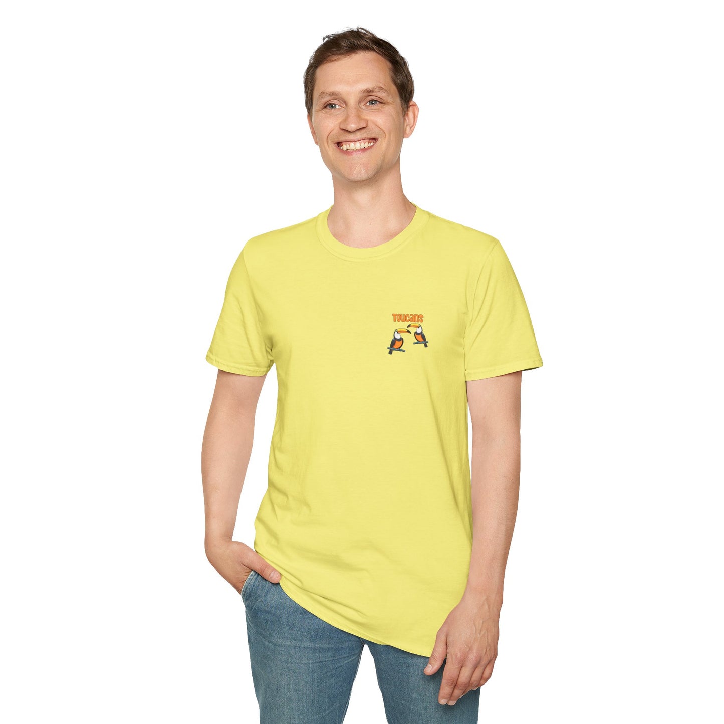 Toucans Are Better Than One Unisex Softstyle T-Shirt