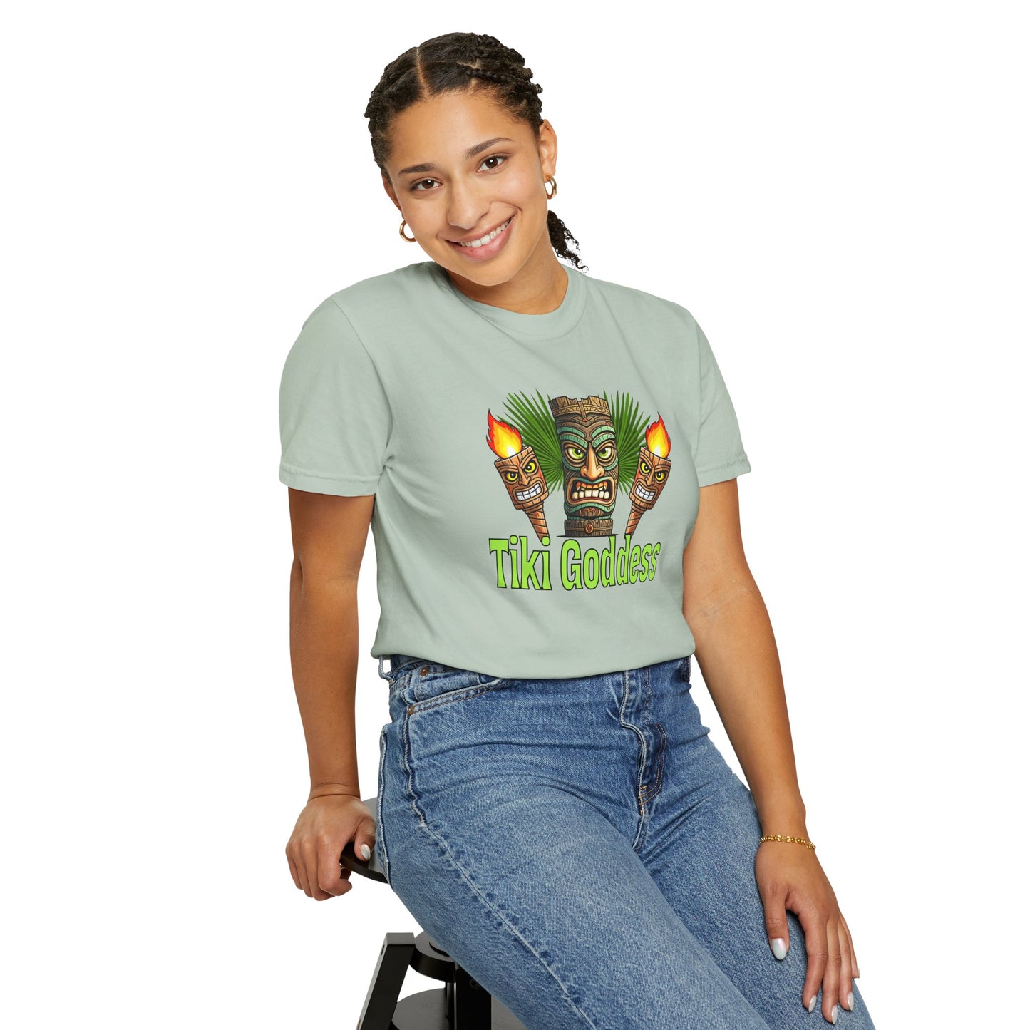 Resort Collection Tiki Goddess Unisex Garment-Dyed T-shirt