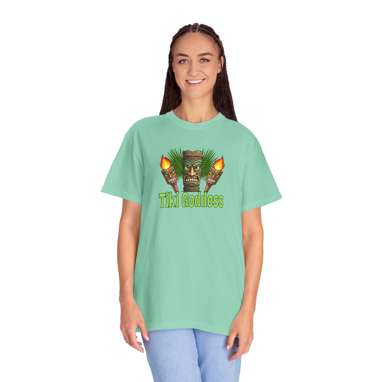 Resort Collection Tiki Goddess Unisex Garment-Dyed T-shirt
