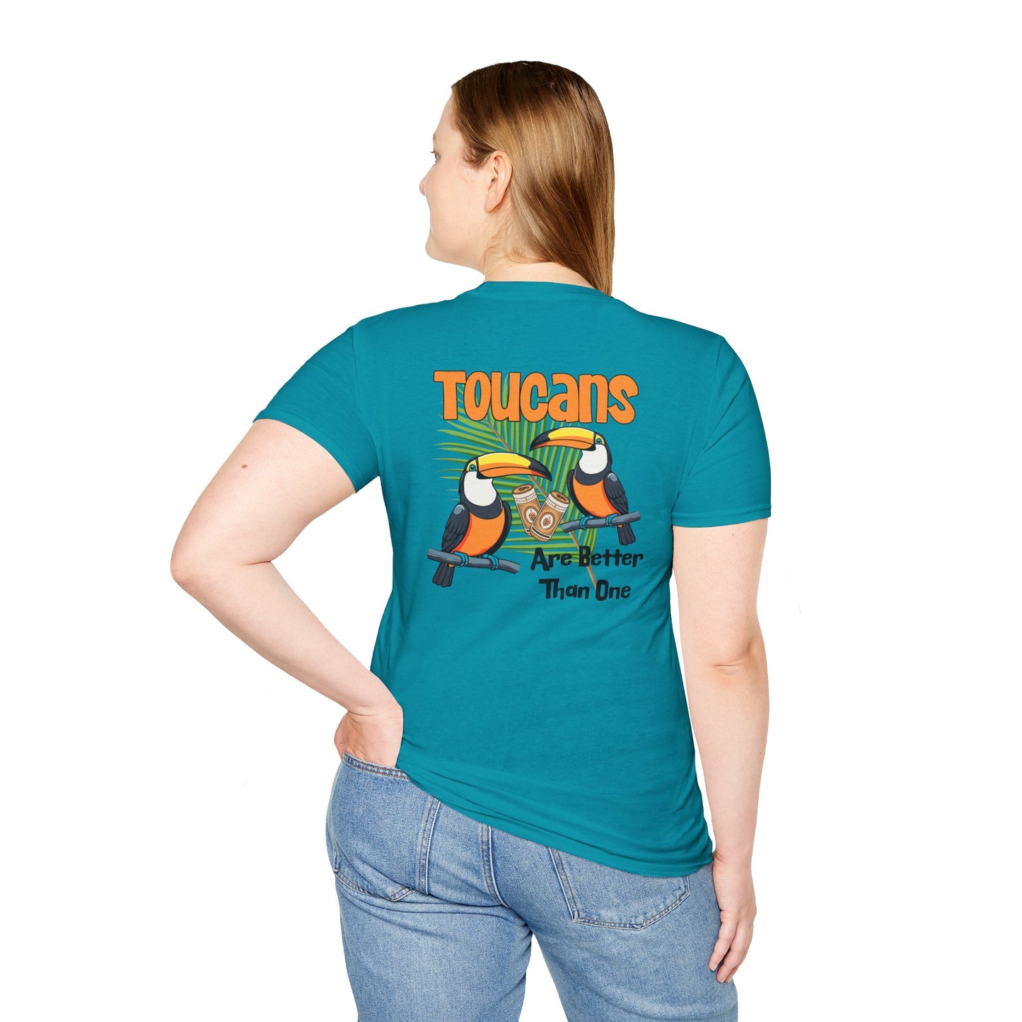 Toucans Are Better Than One Unisex Softstyle T-Shirt