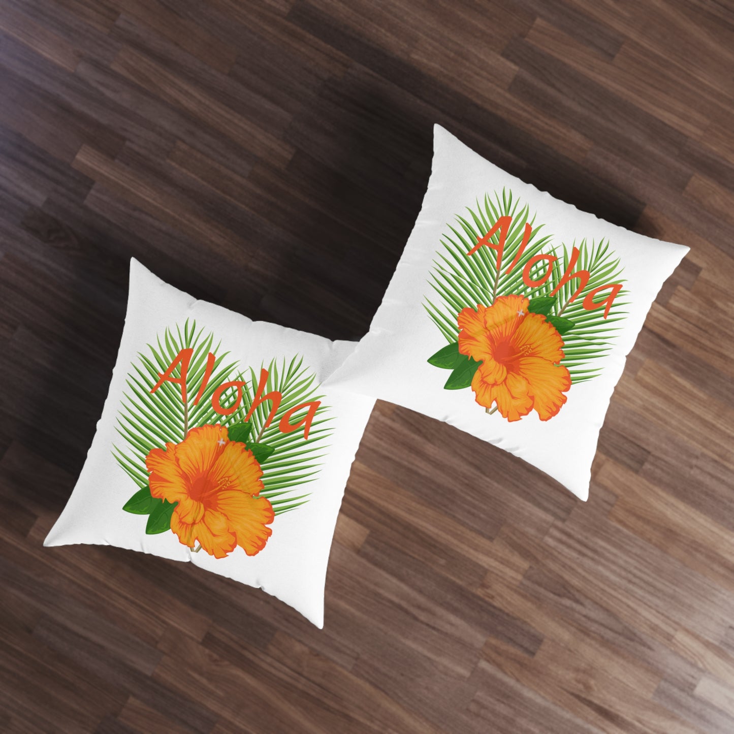 Aloha Tufted Floor Pillow, Square
