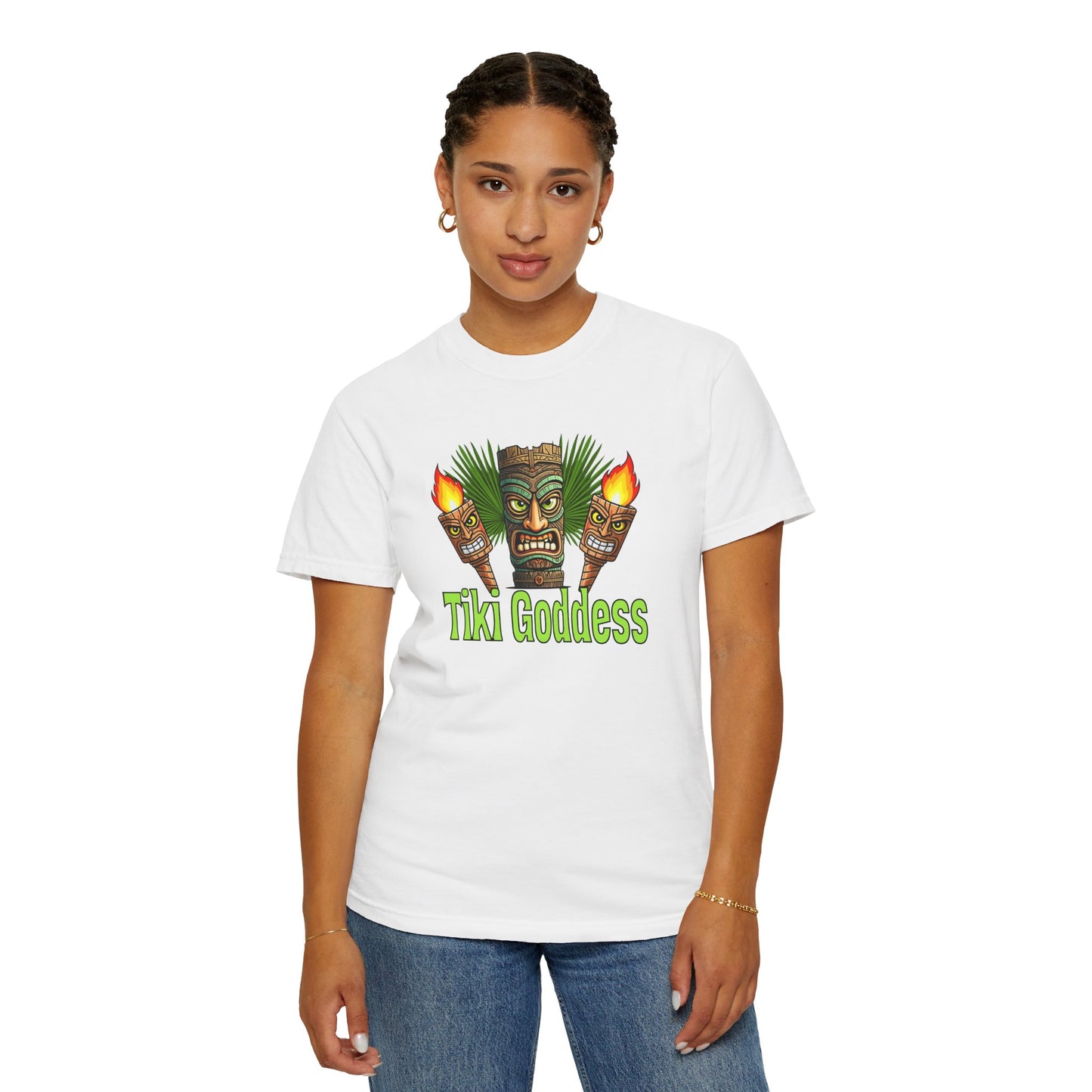 Resort Collection Tiki Goddess Unisex Garment-Dyed T-shirt