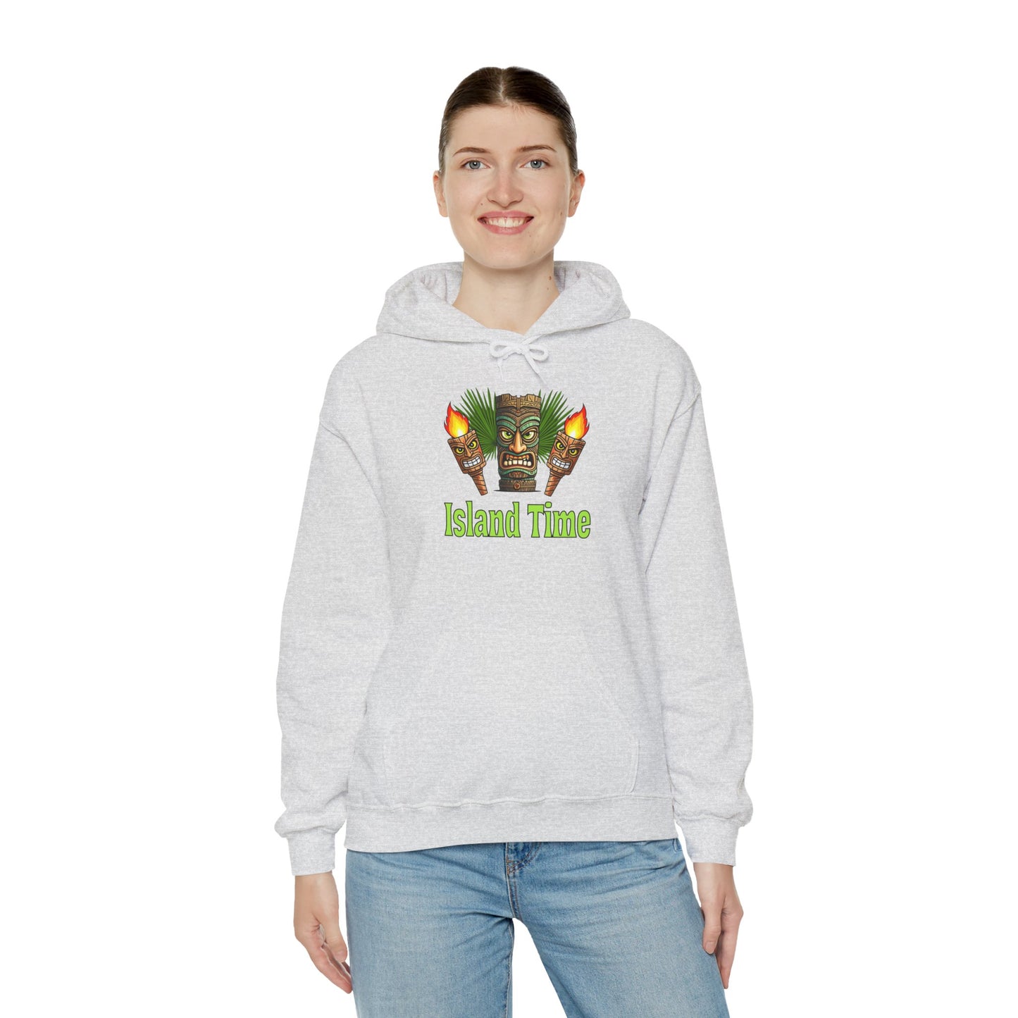 Tropical Island Time Hoodie for Relaxed Vibes