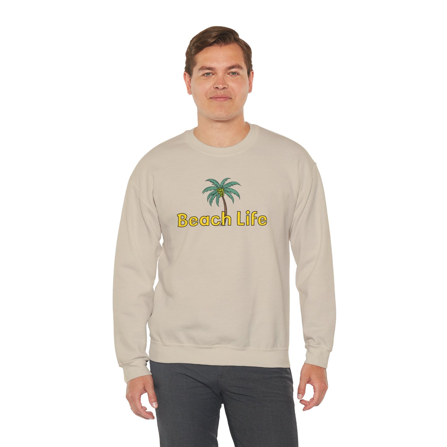 Beach Life Unisex Heavy Blend™ Crewneck Sweatshirt