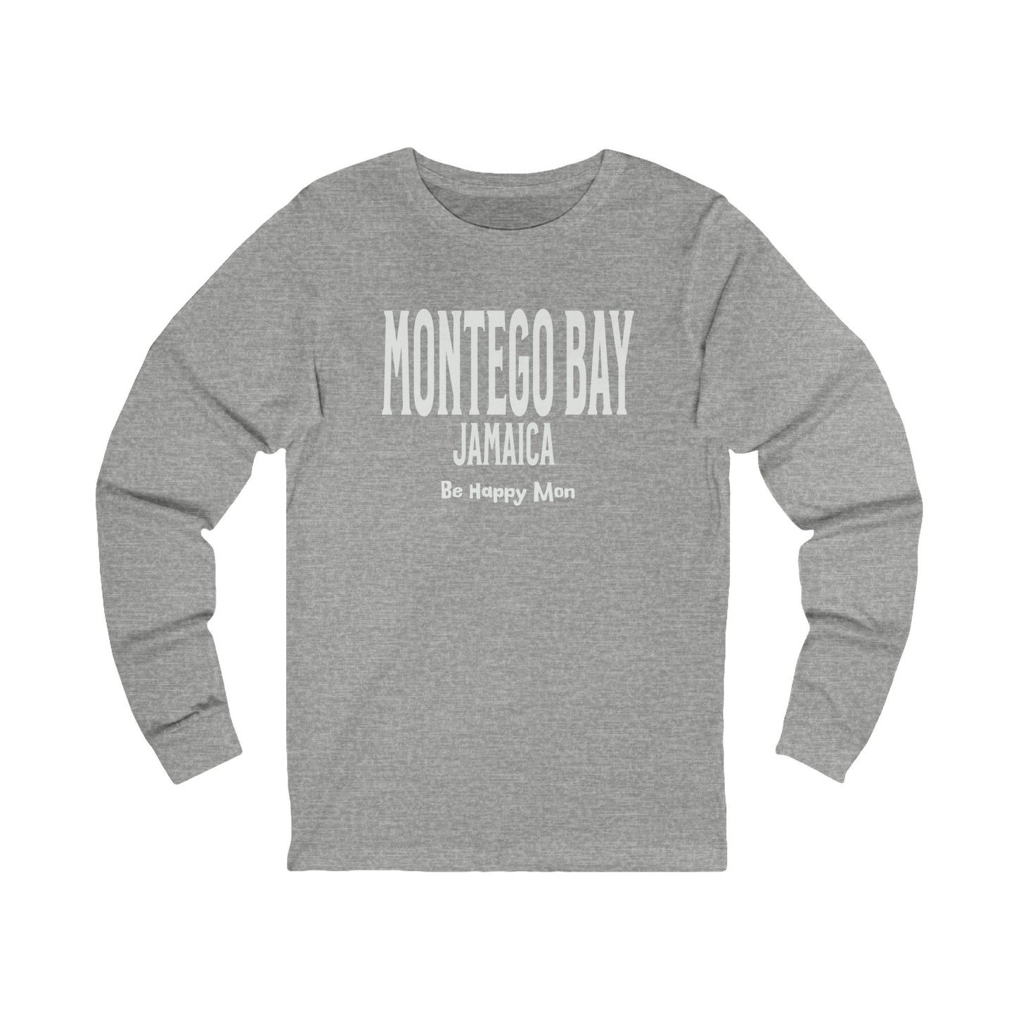 Montego Bay Unisex Jersey Long Sleeve Tee Caribbean Rays