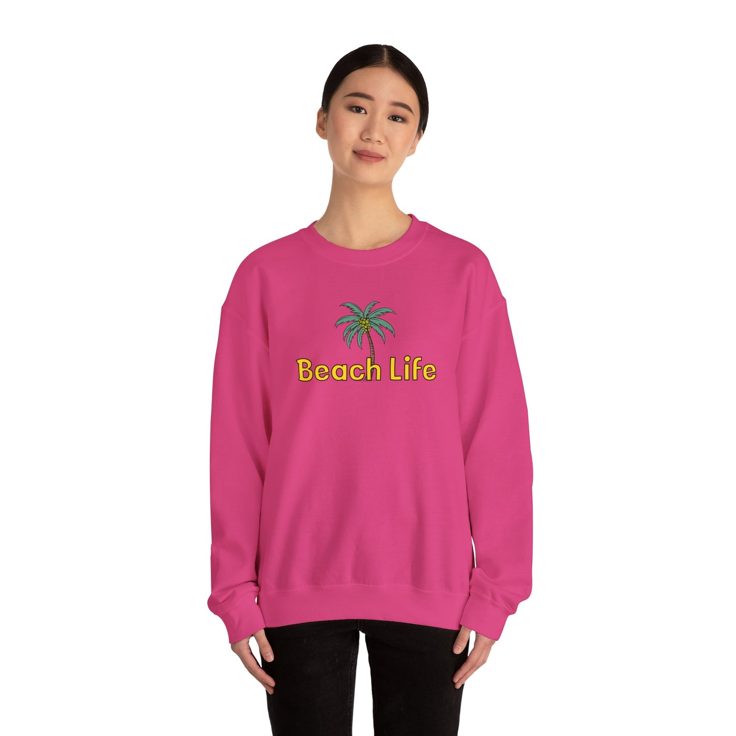 Beach Life Unisex Heavy Blend™ Crewneck Sweatshirt