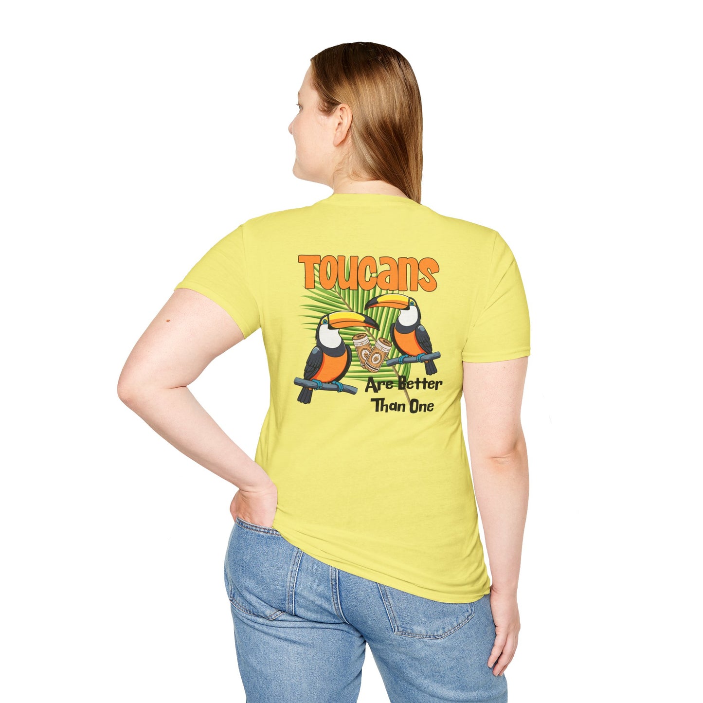 Toucans Are Better Than One Unisex Softstyle T-Shirt