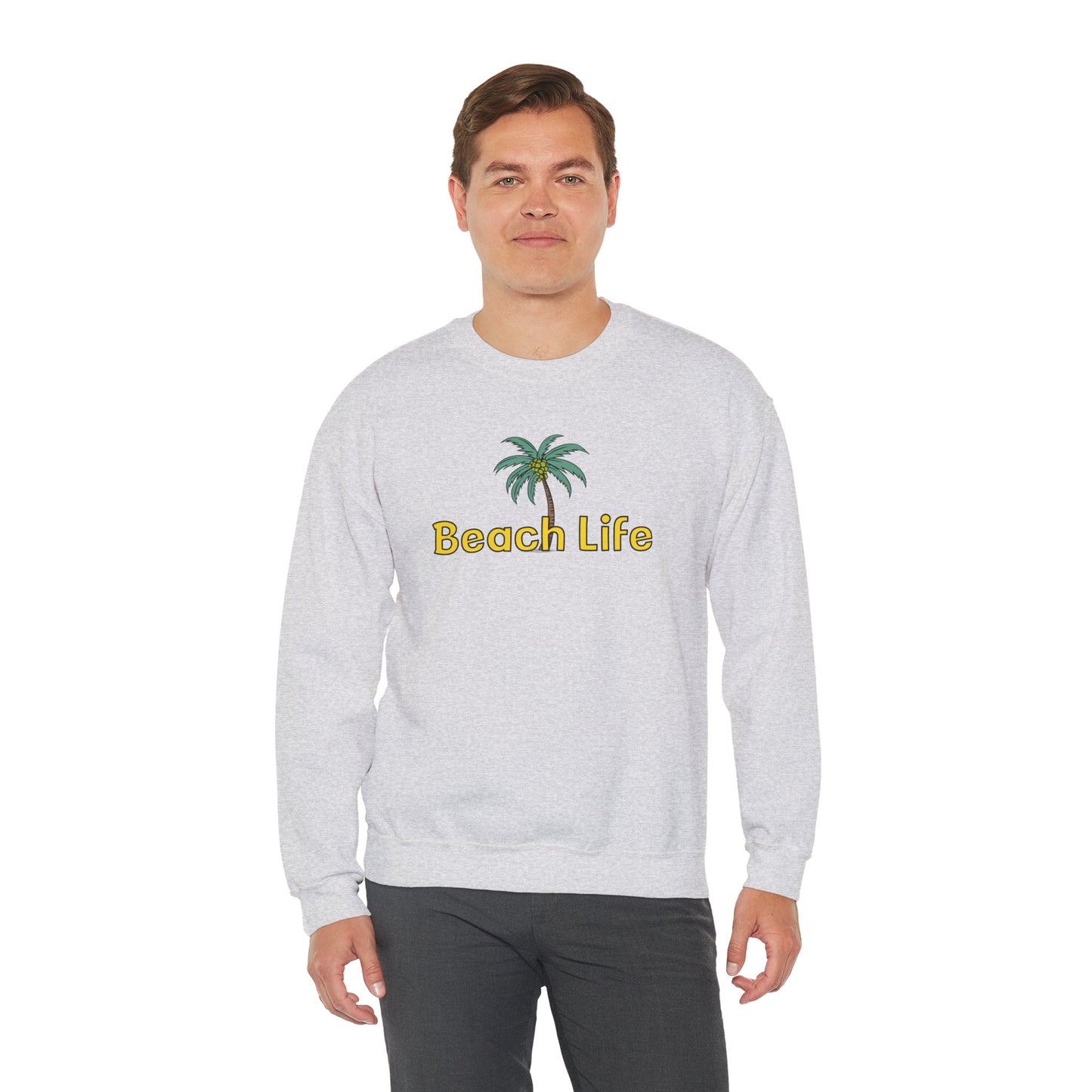 Beach Life Unisex Heavy Blend™ Crewneck Sweatshirt