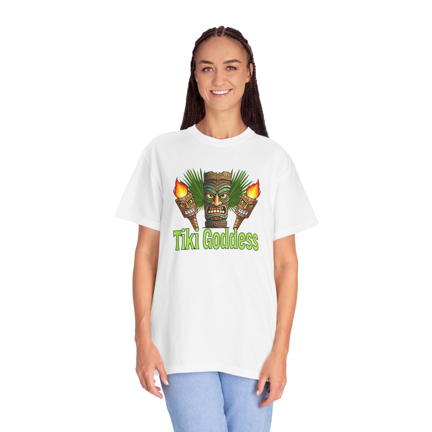 Resort Collection Tiki Goddess Unisex Garment-Dyed T-shirt
