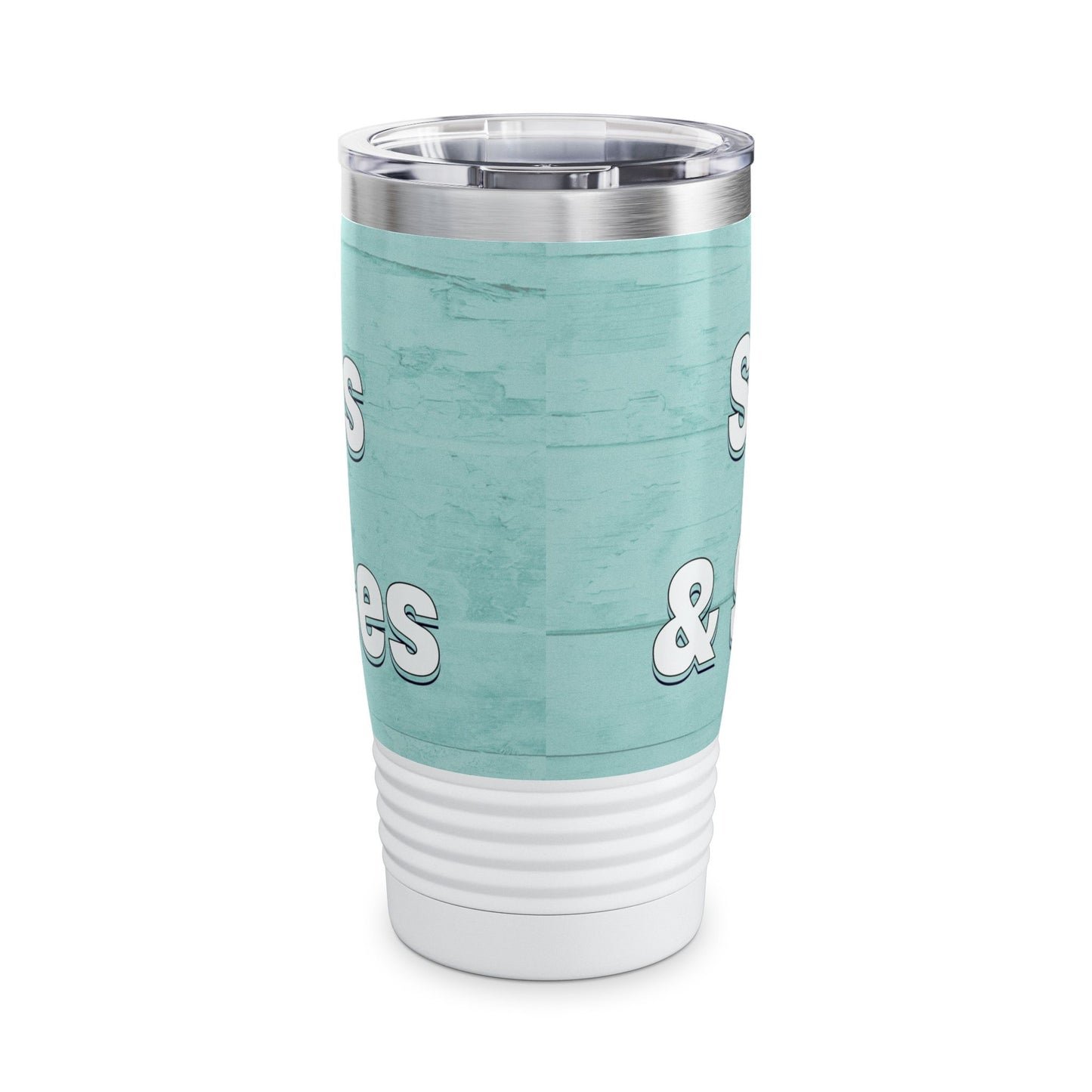 Sandy Toes & Salty Kisses Ringneck Tumbler, 20oz