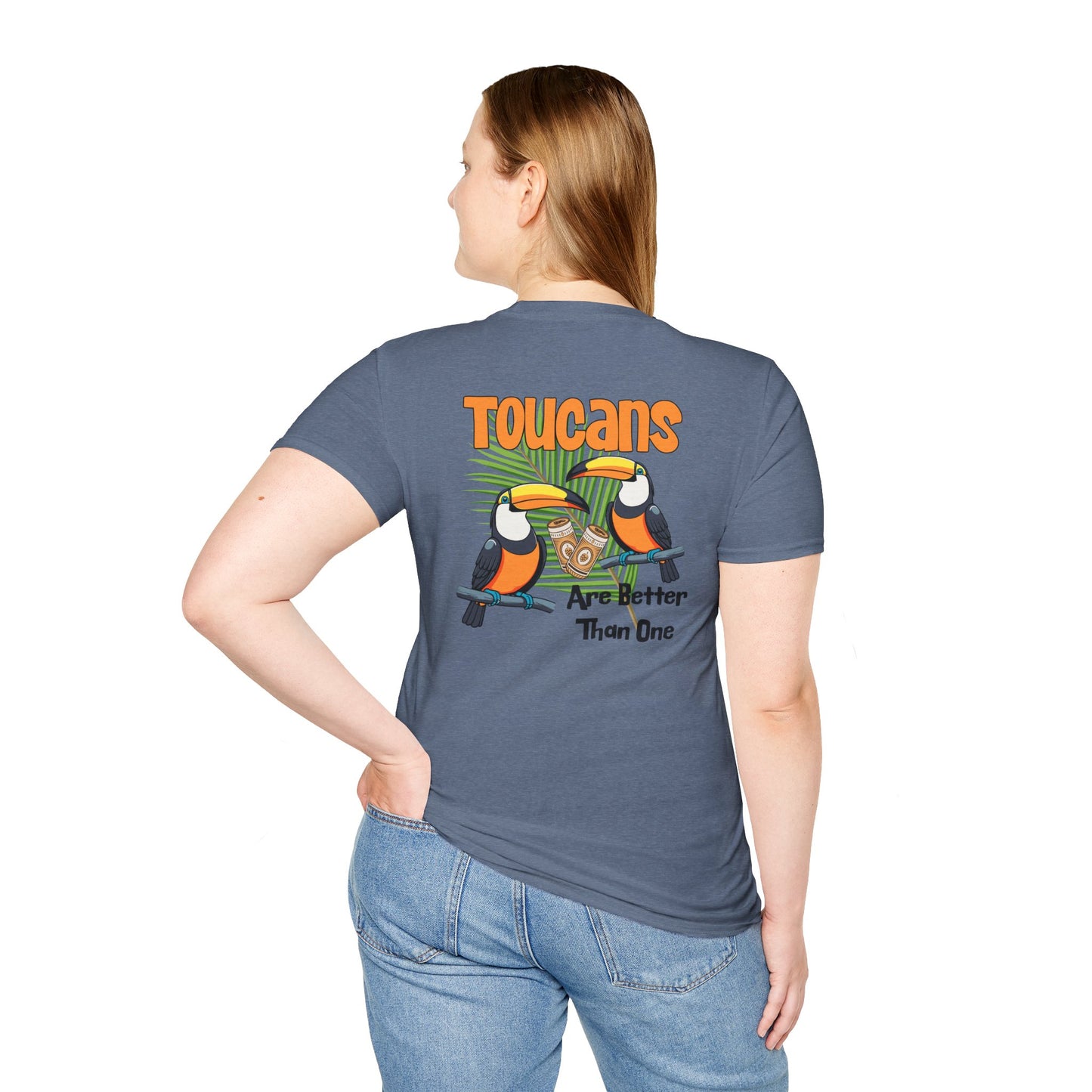 Toucans Are Better Than One Unisex Softstyle T-Shirt