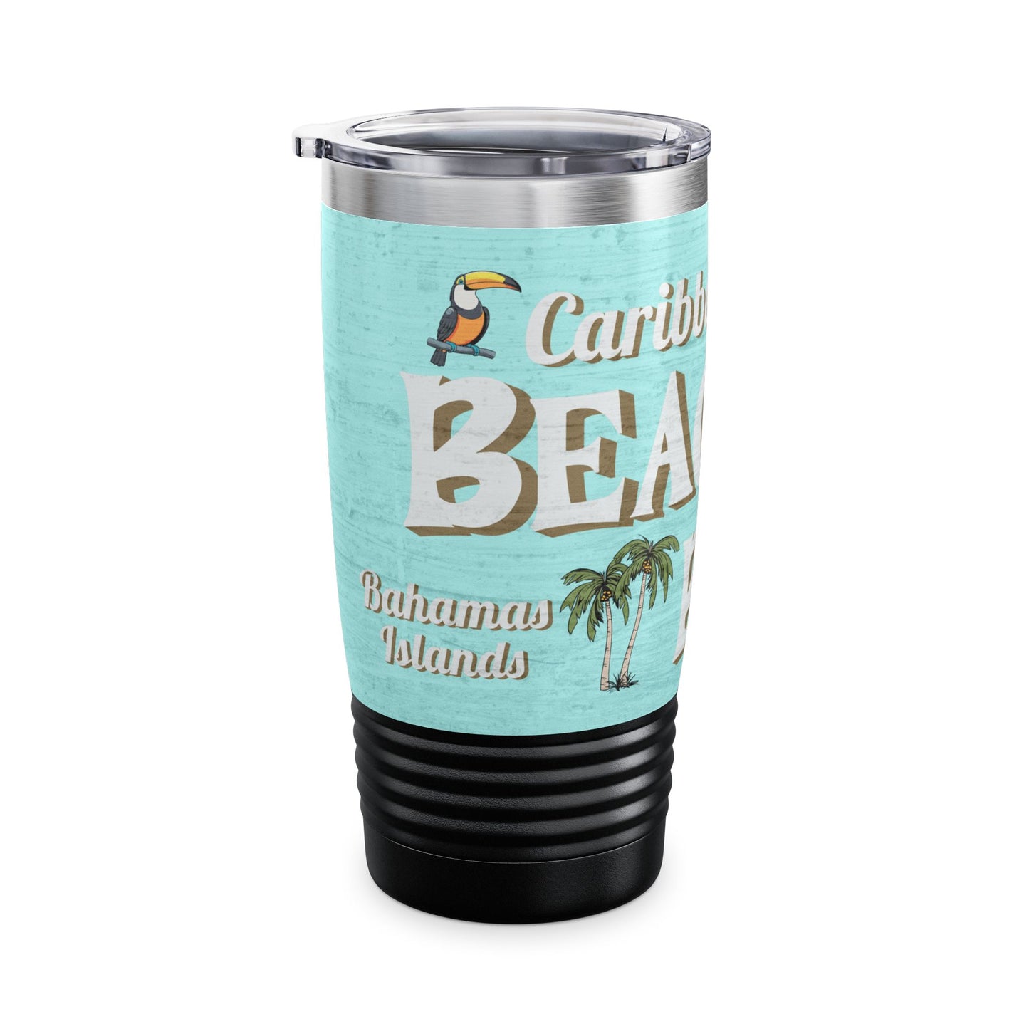 Caribbean Beach Bar Ringneck Tumbler, 20oz - Caribbean Rays