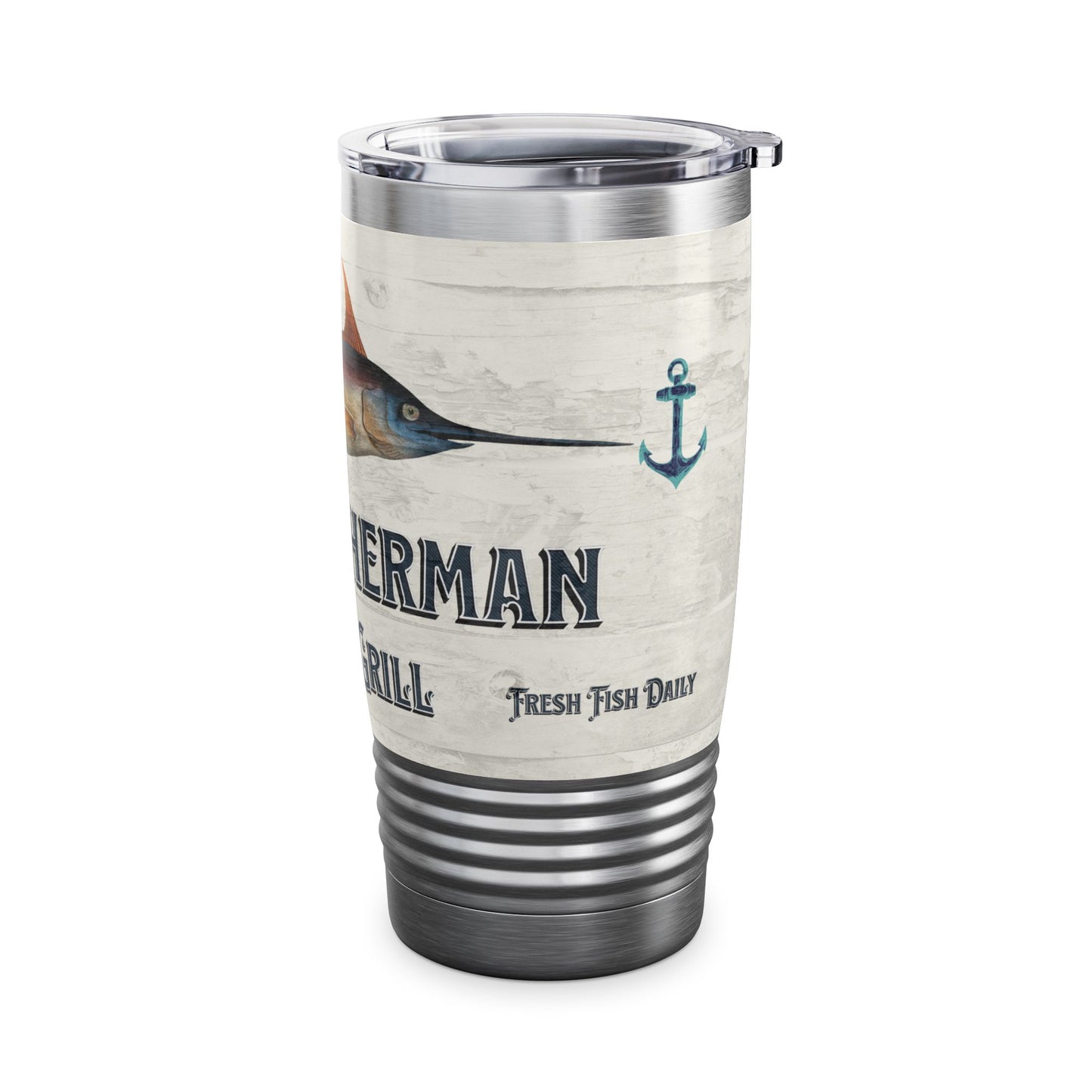 Lazy Fisherman Bar & Grill Ringneck Tumbler, 20oz on Caribbean Rays