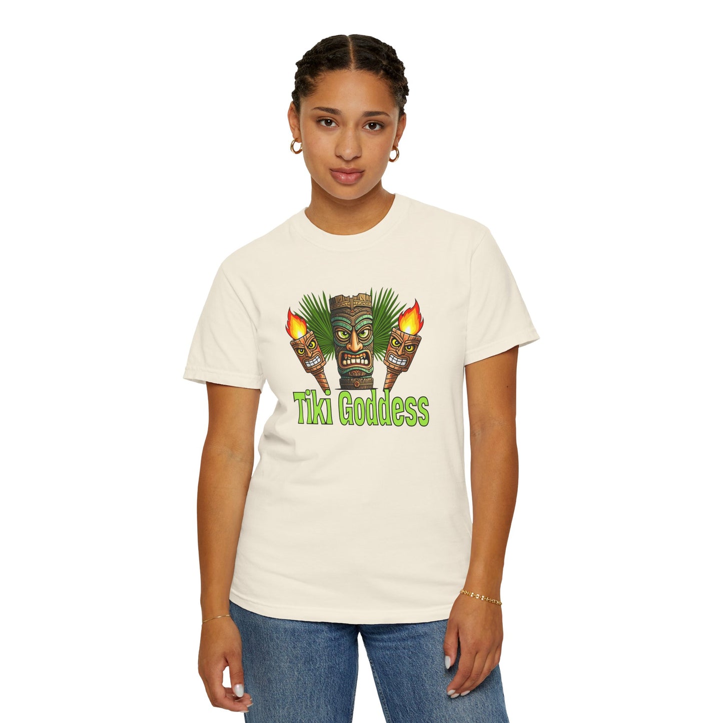 Resort Collection Tiki Goddess Unisex Garment-Dyed T-shirt