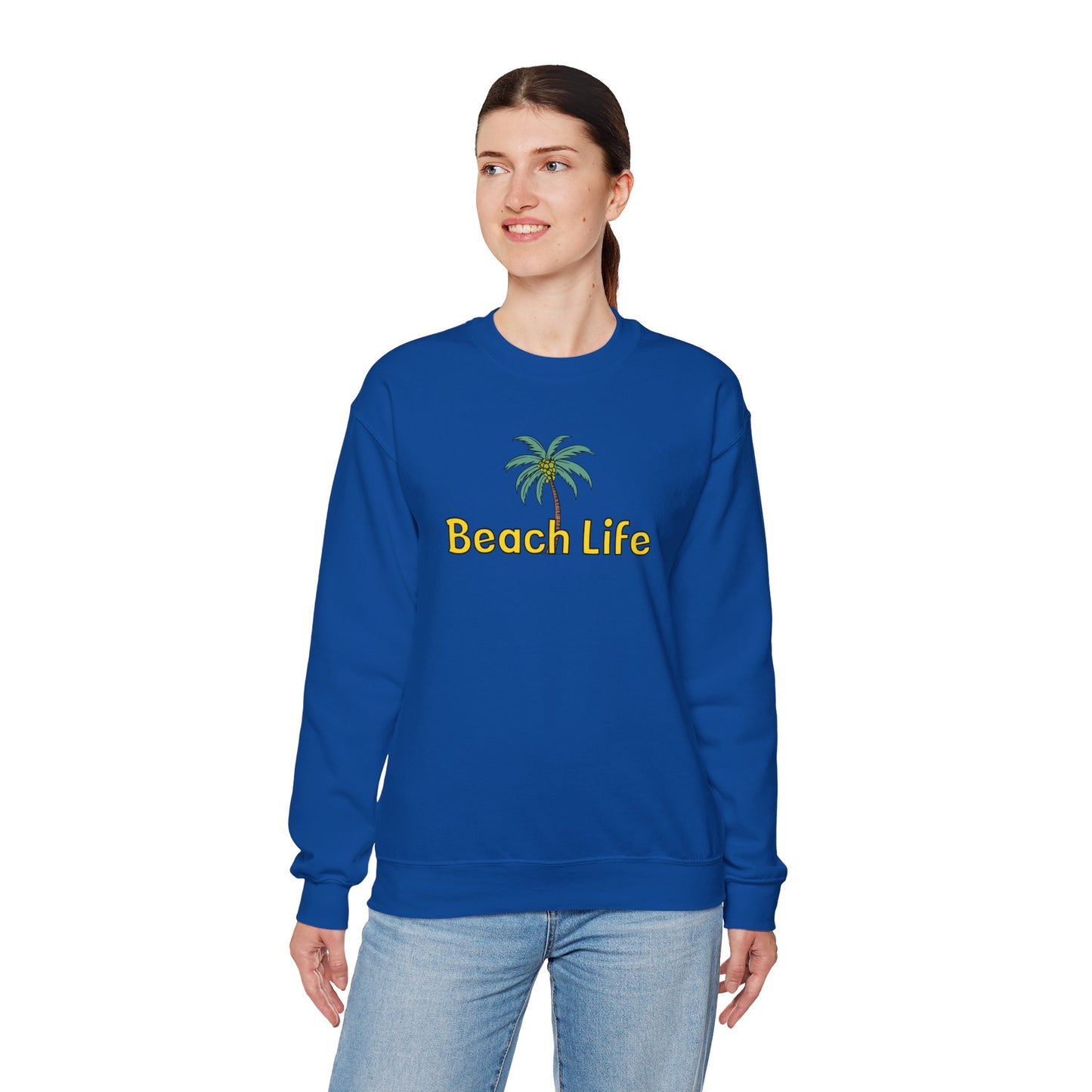 Beach Life Unisex Heavy Blend™ Crewneck Sweatshirt