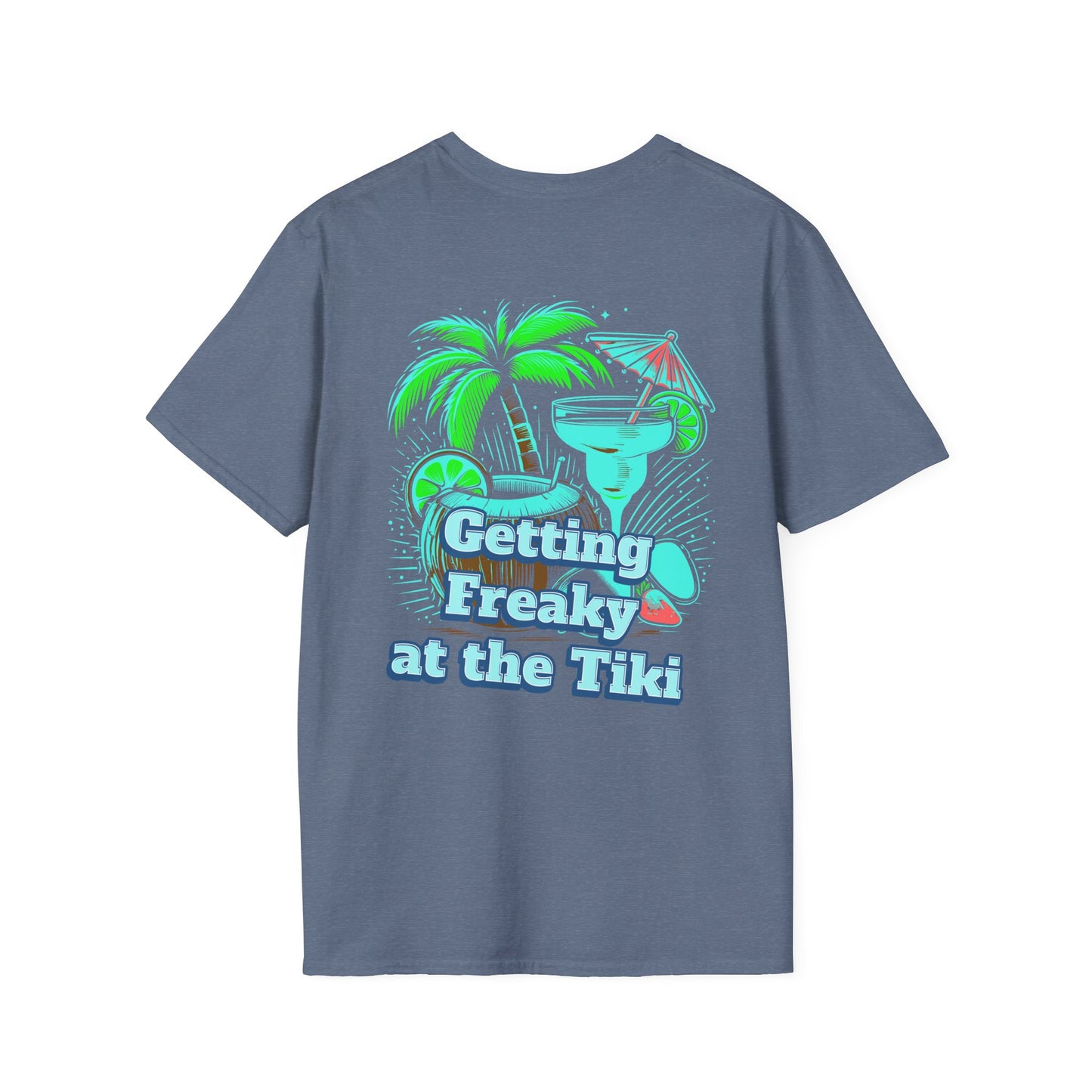 Getting Freaky at the Tiki Unisex Softstyle T-Shirt