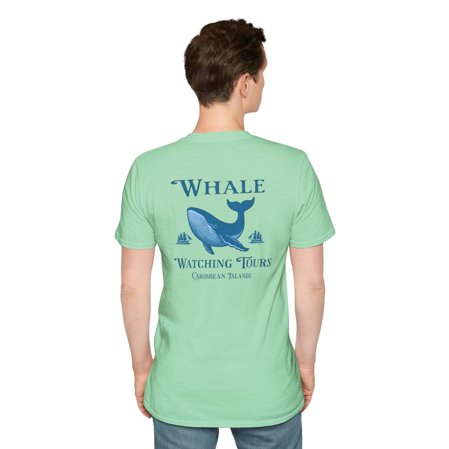 Whale Watching Tours Unisex Softstyle T-Shirt