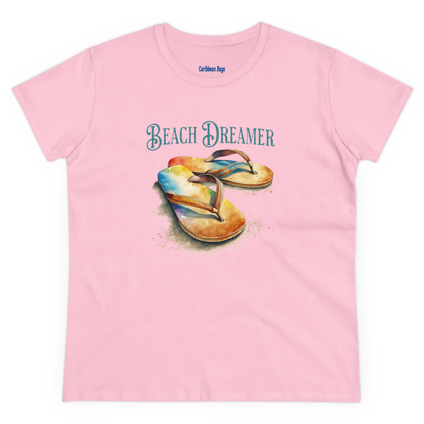 Beach Dreamer Women's Midweight Cotton Tee by Caribbean Rays