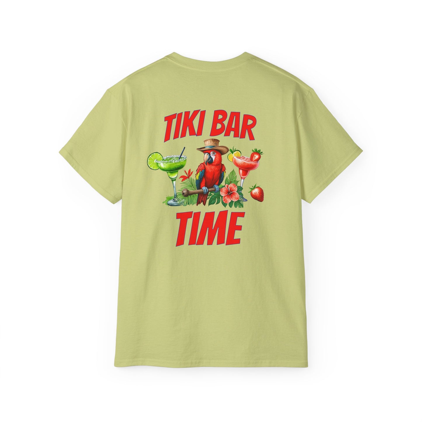 Tiki Beach Collection Tik Bar Time Unisex Ultra Cotton Tee - Caribbean Rays