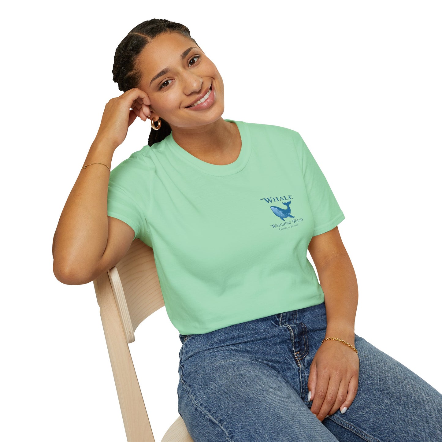 Whale Watching Tours Unisex Softstyle T-Shirt