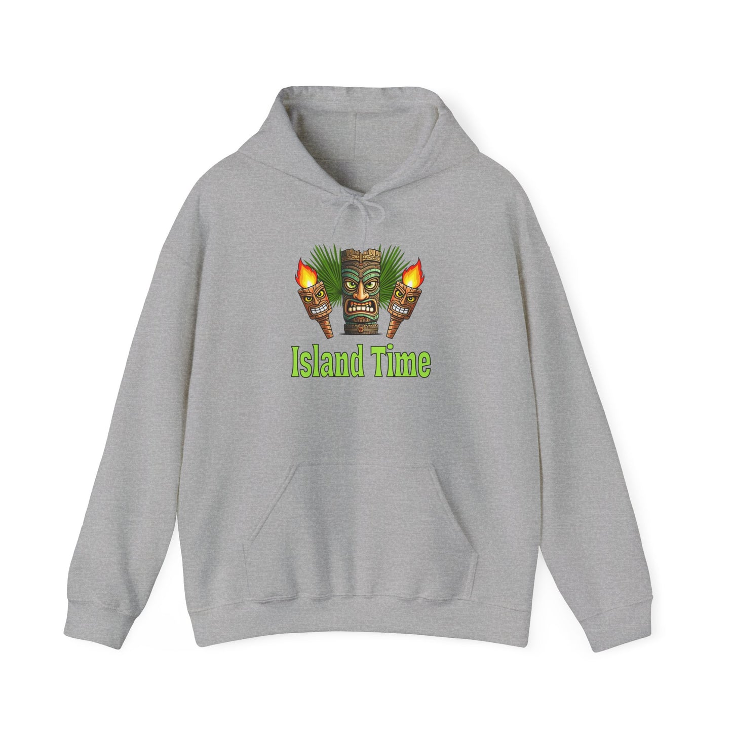 Tropical Island Time Hoodie for Relaxed Vibes on Caribbean Rays