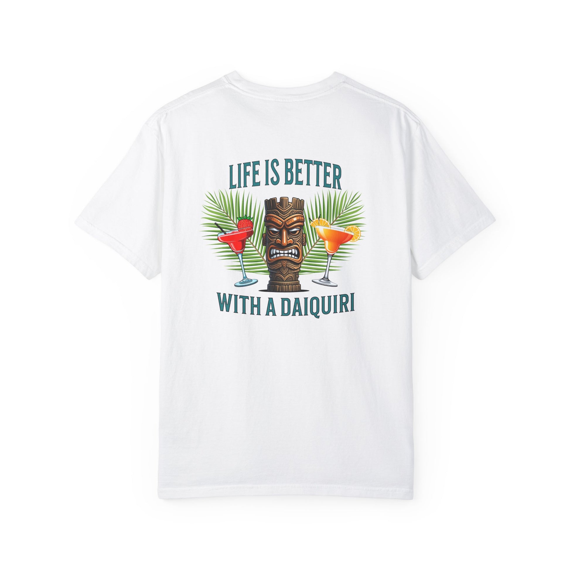 Resort Collection Life Is Better With a Daiquiri Unisex Garment-Dyed T-shirt by Caribbean Rays