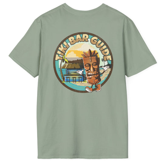 Tiki Bar Guide unisex softstyle T-Shirt by Caribbean Rays