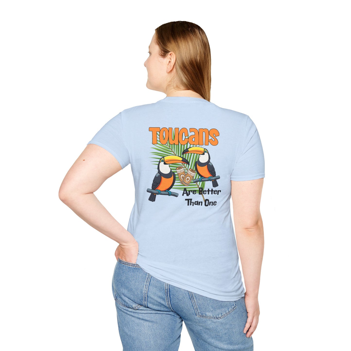 Toucans Are Better Than One Unisex Softstyle T-Shirt