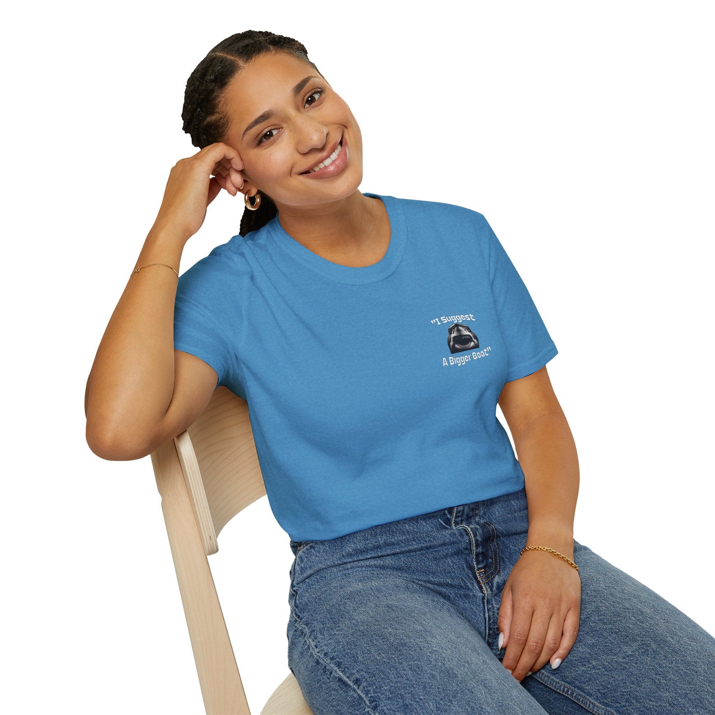 I Suggest a Bigger Boat Unisex Softstyle T-Shirt