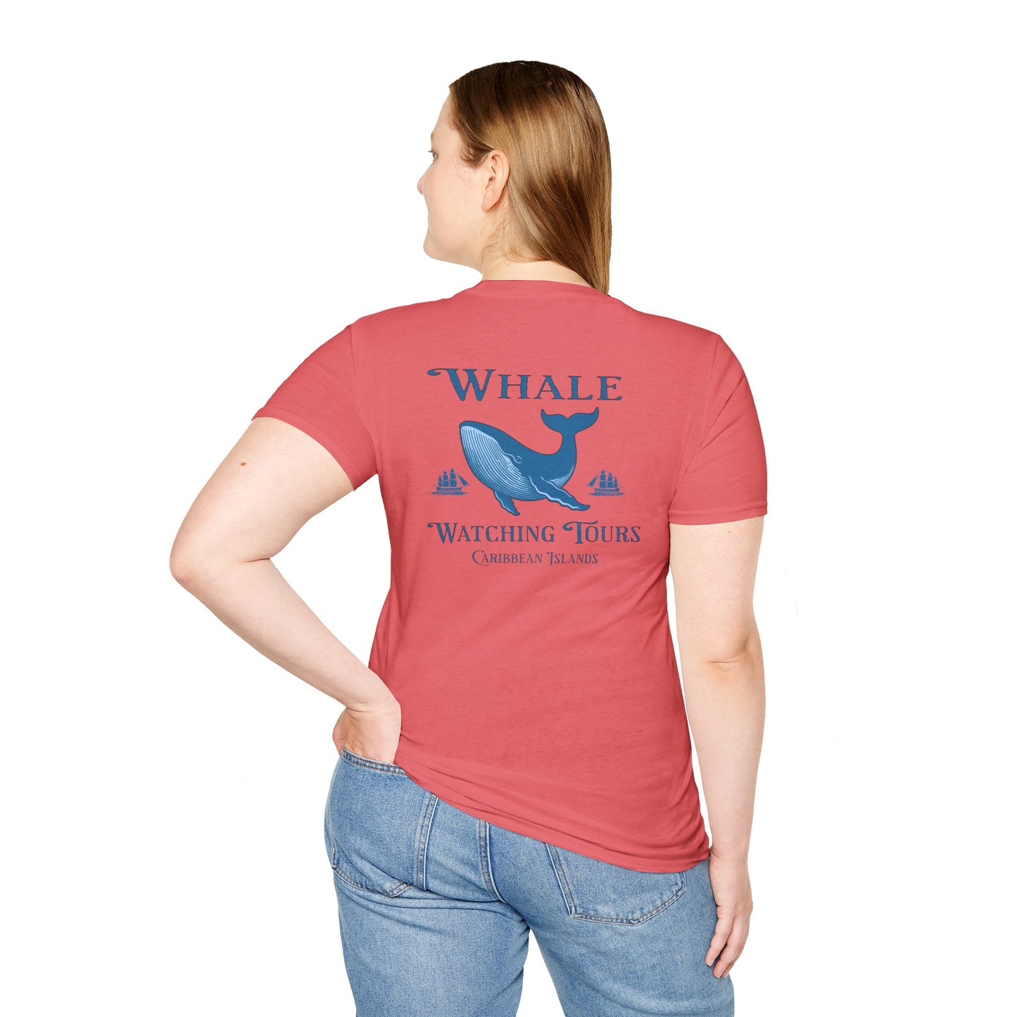 Whale Watching Tours Unisex Softstyle T-Shirt