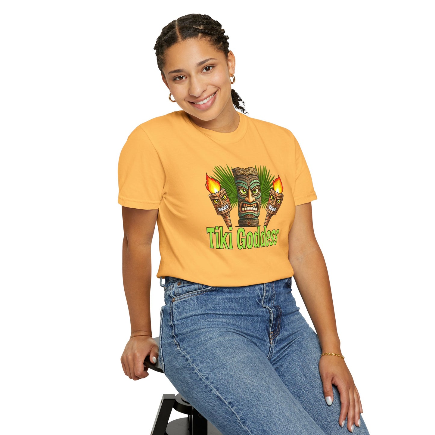 Resort Collection Tiki Goddess Unisex Garment-Dyed T-shirt