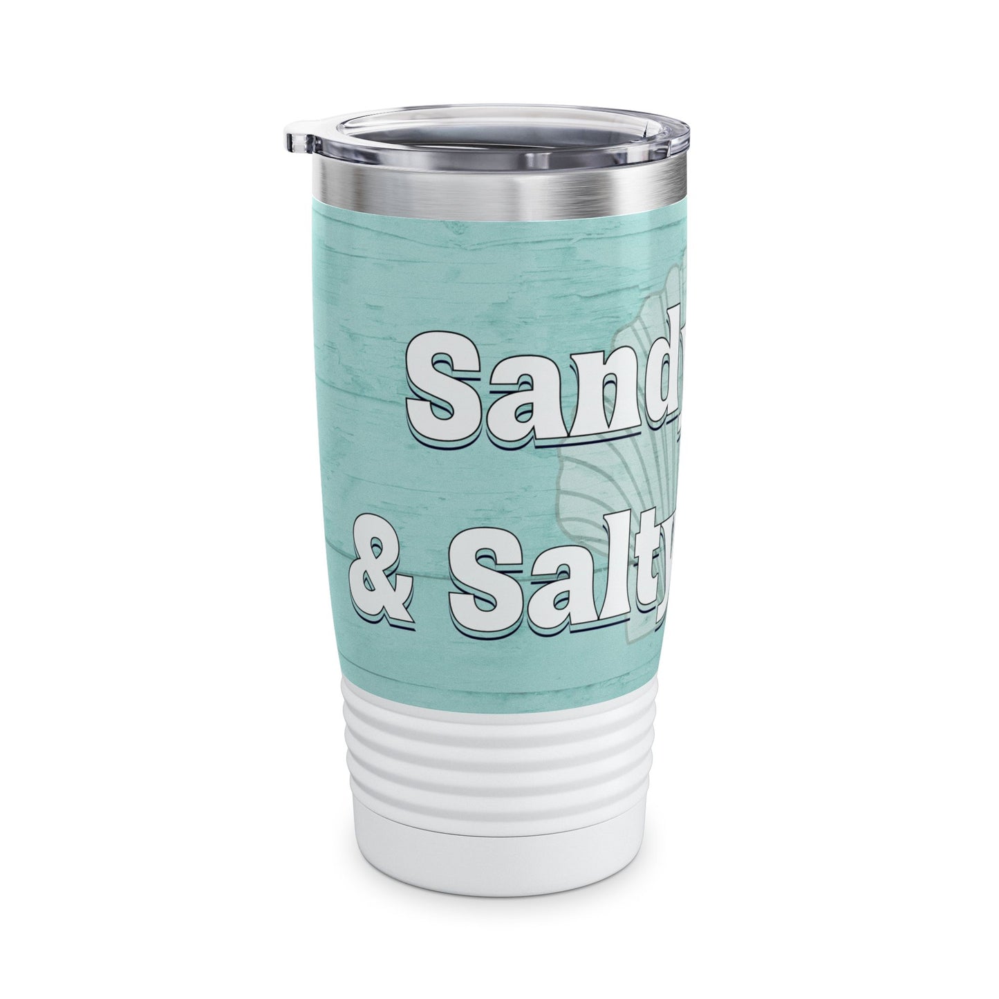 Sandy Toes & Salty Kisses Ringneck Tumbler, 20oz