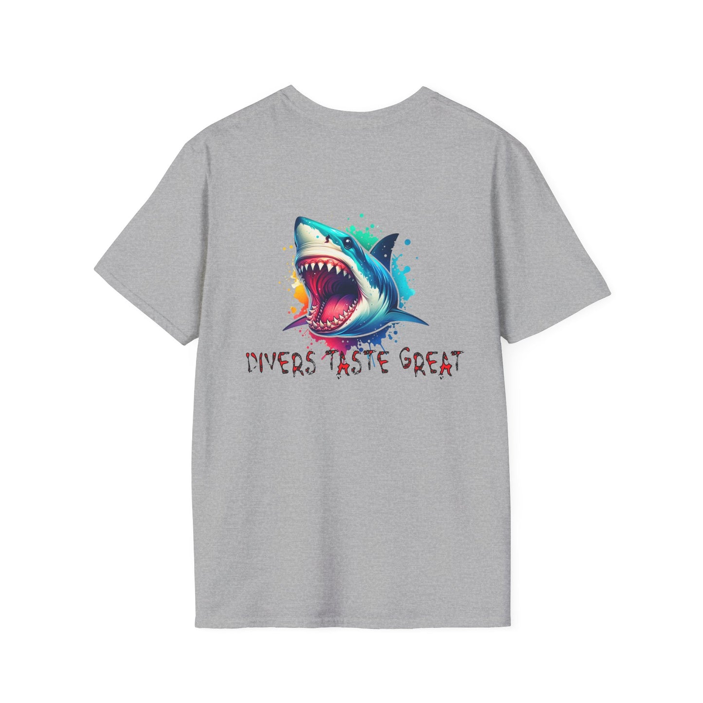 Diver's Taste Great Unisex Softstyle T-Shirt - Fun Fishing Tee by Caribbean Rays