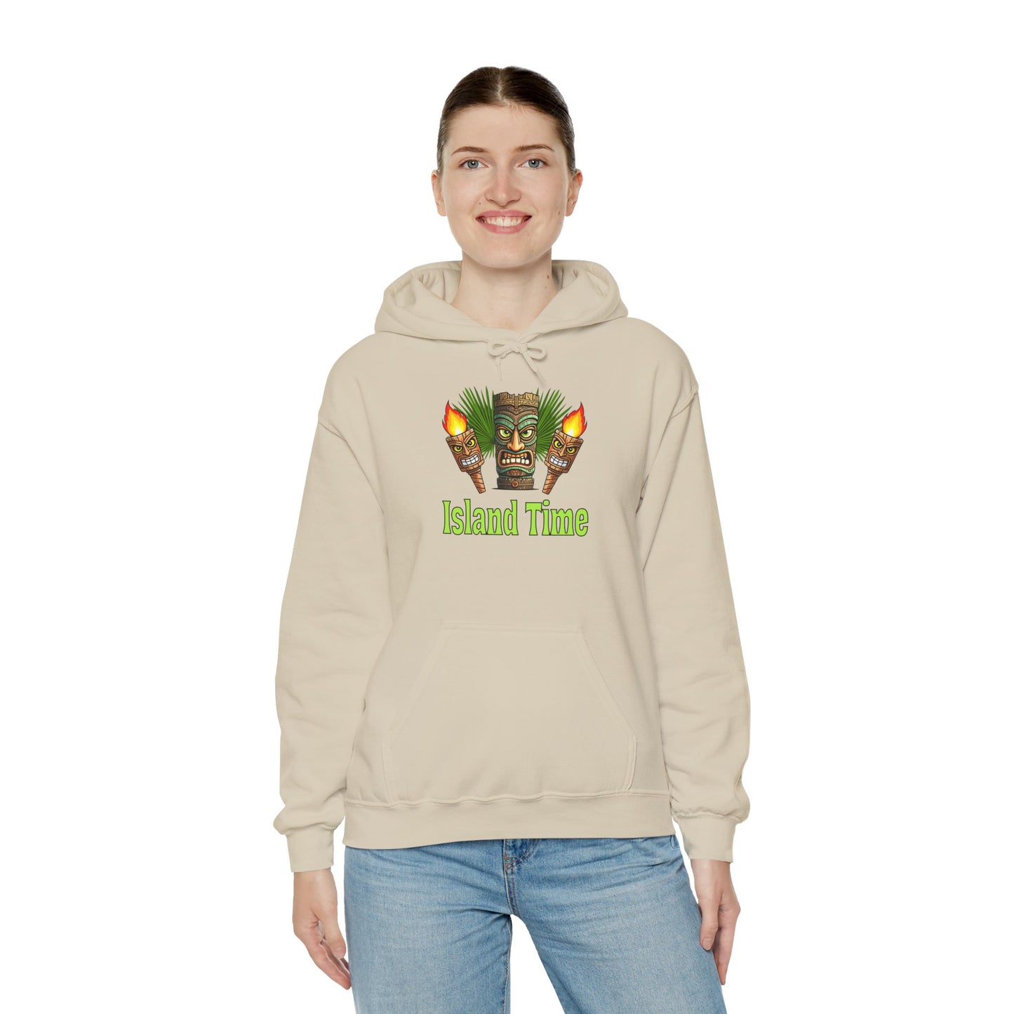 Tropical Island Time Hoodie for Relaxed Vibes