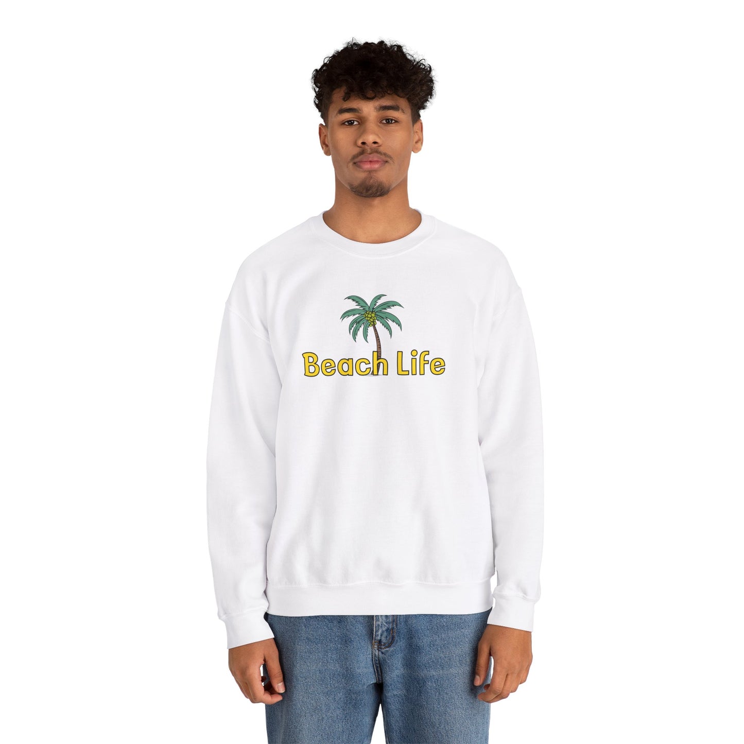 Beach Life Unisex Heavy Blend™ Crewneck Sweatshirt