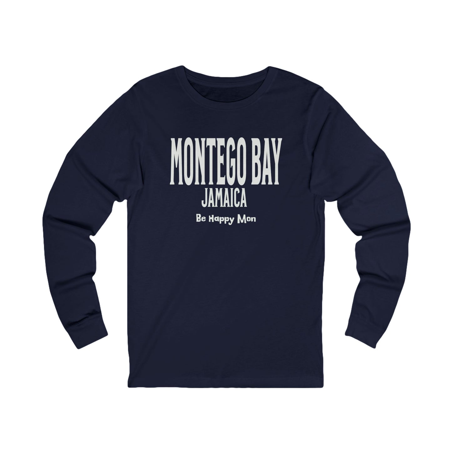 Montego Bay Unisex Jersey Long Sleeve Tee - by Caribbean Rays