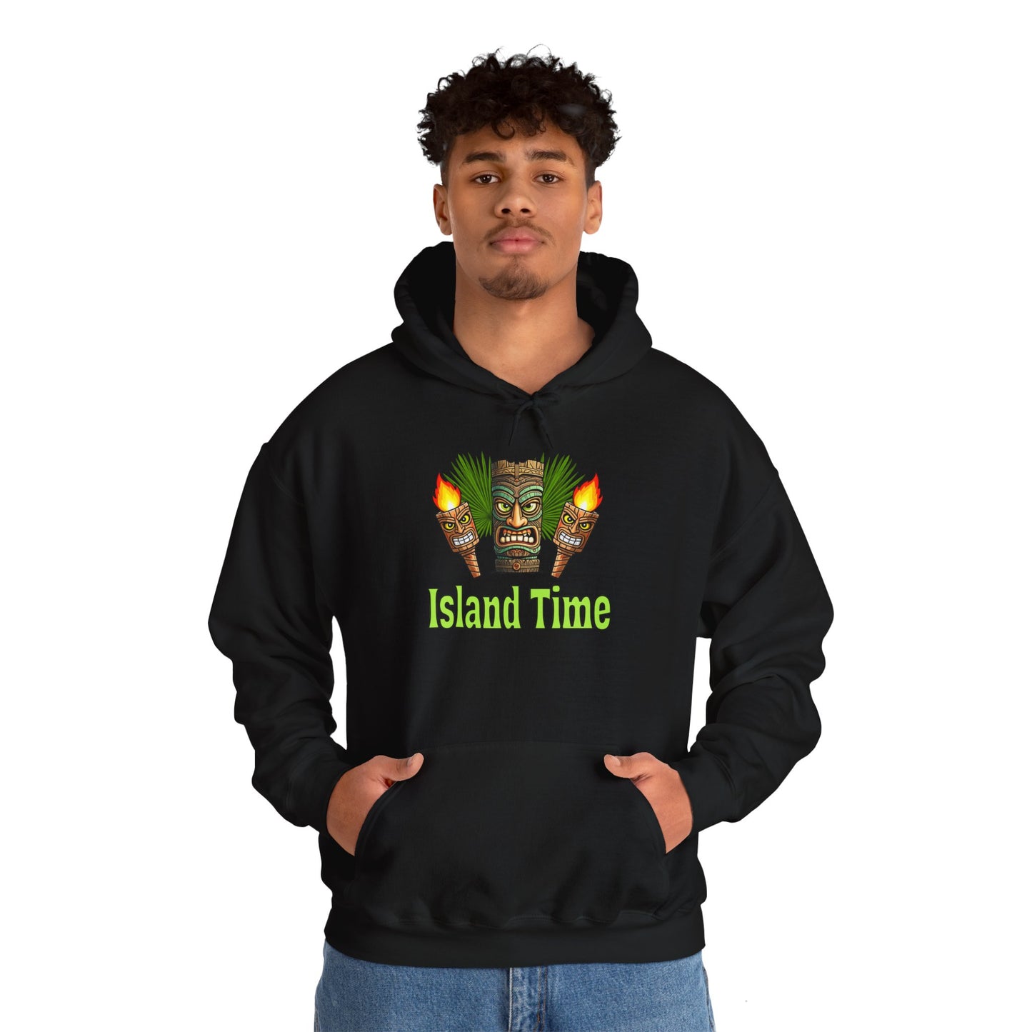Tropical Island Time Hoodie for Relaxed Vibes